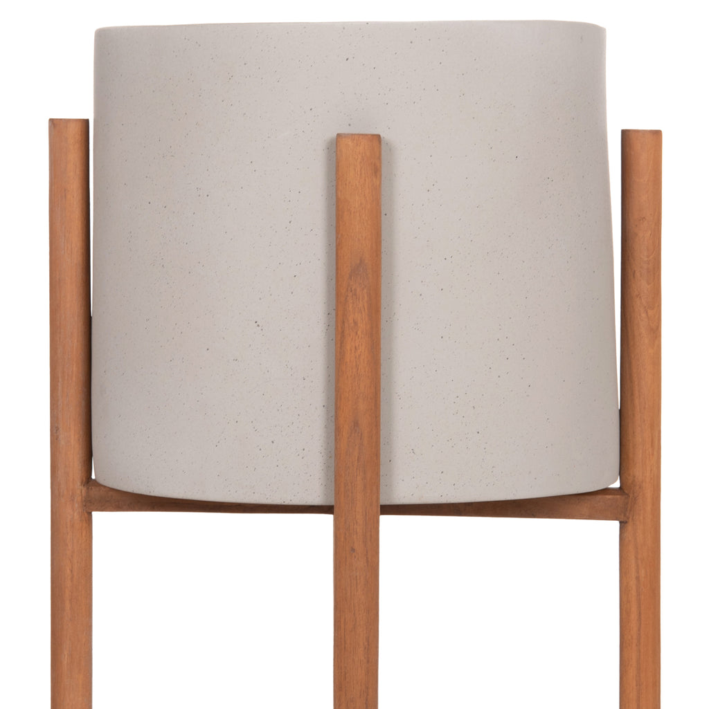 ΓΛΑΣΤΡΑ ΕΣΩΤ.ΧΩΡΟΥ RENTIL HM4684.03L FIBER CEMENT ΧΡΩΜΑ ΓΚΡΙ--ΒΑΣΗ TEAK Φ27x66Υ