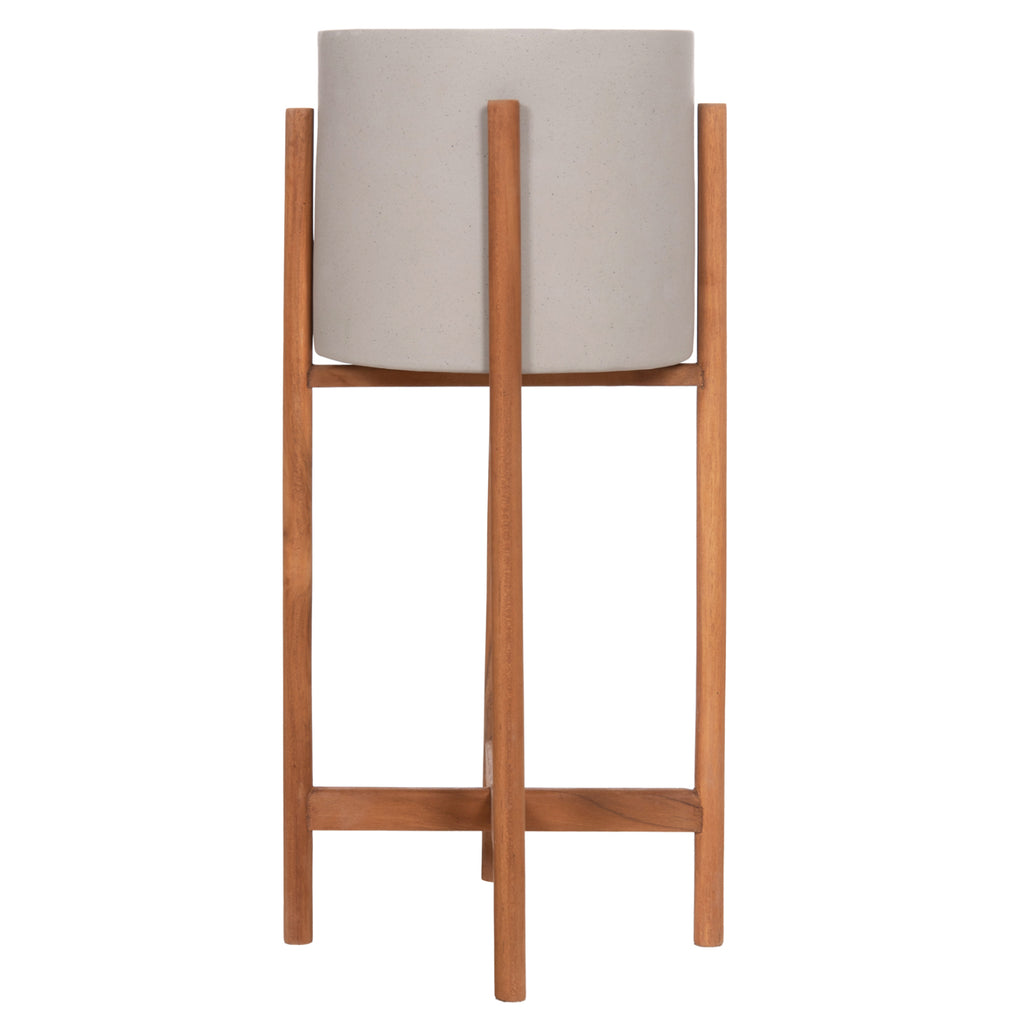 ΓΛΑΣΤΡΑ ΕΣΩΤ.ΧΩΡΟΥ RENTIL HM4684.03S FIBER CEMENT ΧΡΩΜΑ ΓΚΡΙ--ΒΑΣΗ TEAK Φ27x56Υ