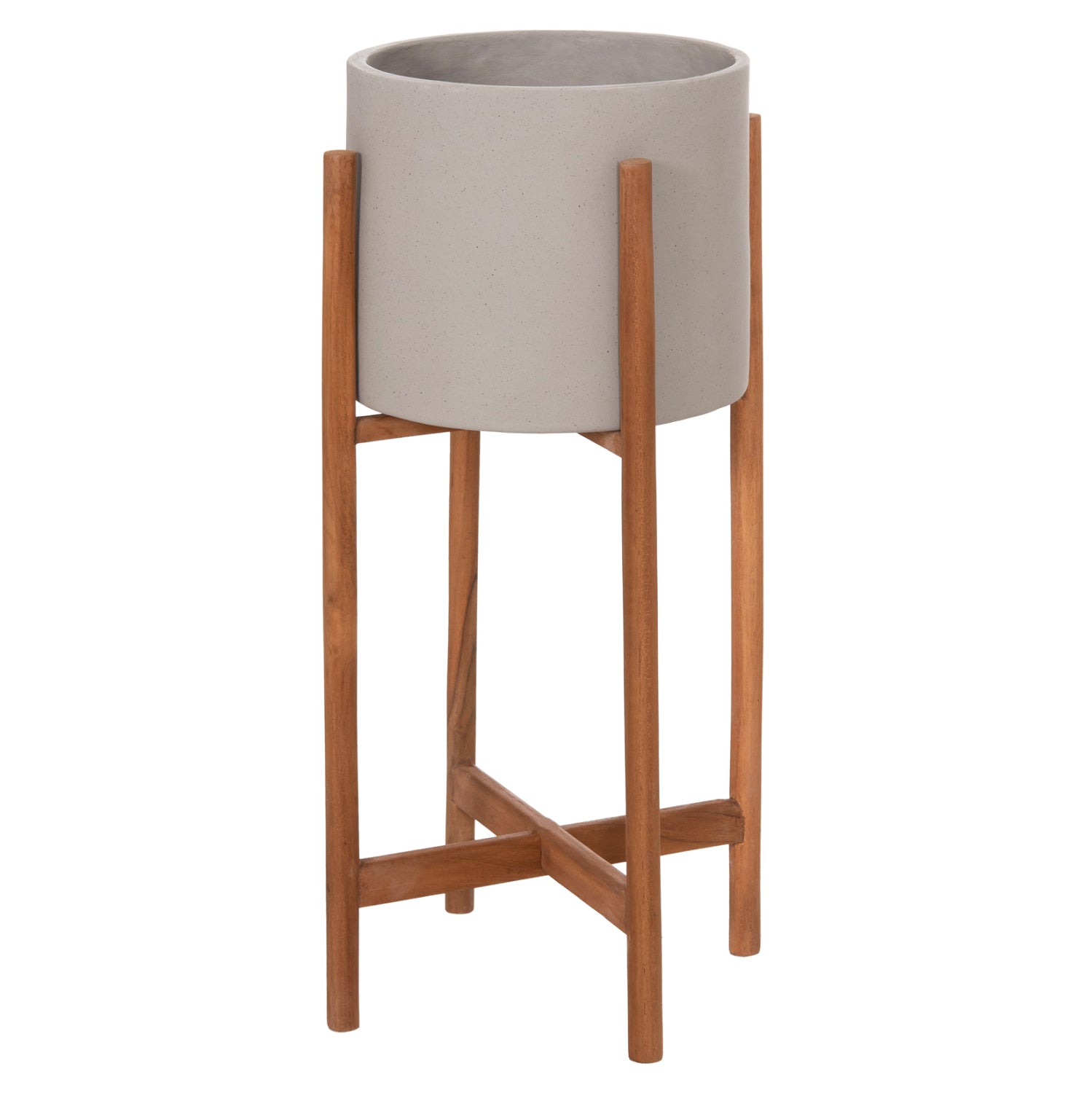 ΓΛΑΣΤΡΑ ΕΣΩΤ.ΧΩΡΟΥ RENTIL HM4684.03S FIBER CEMENT ΧΡΩΜΑ ΓΚΡΙ--ΒΑΣΗ TEAK Φ27x56Υ