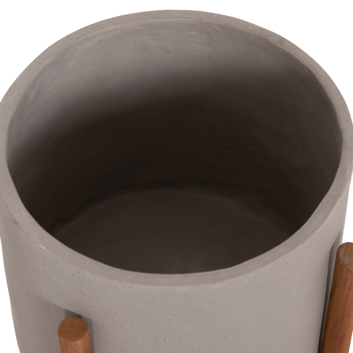 ΓΛΑΣΤΡΑ ΕΣΩΤ.ΧΩΡΟΥ RENTIL HM4684.03S FIBER CEMENT ΧΡΩΜΑ ΓΚΡΙ--ΒΑΣΗ TEAK Φ27x56Υ