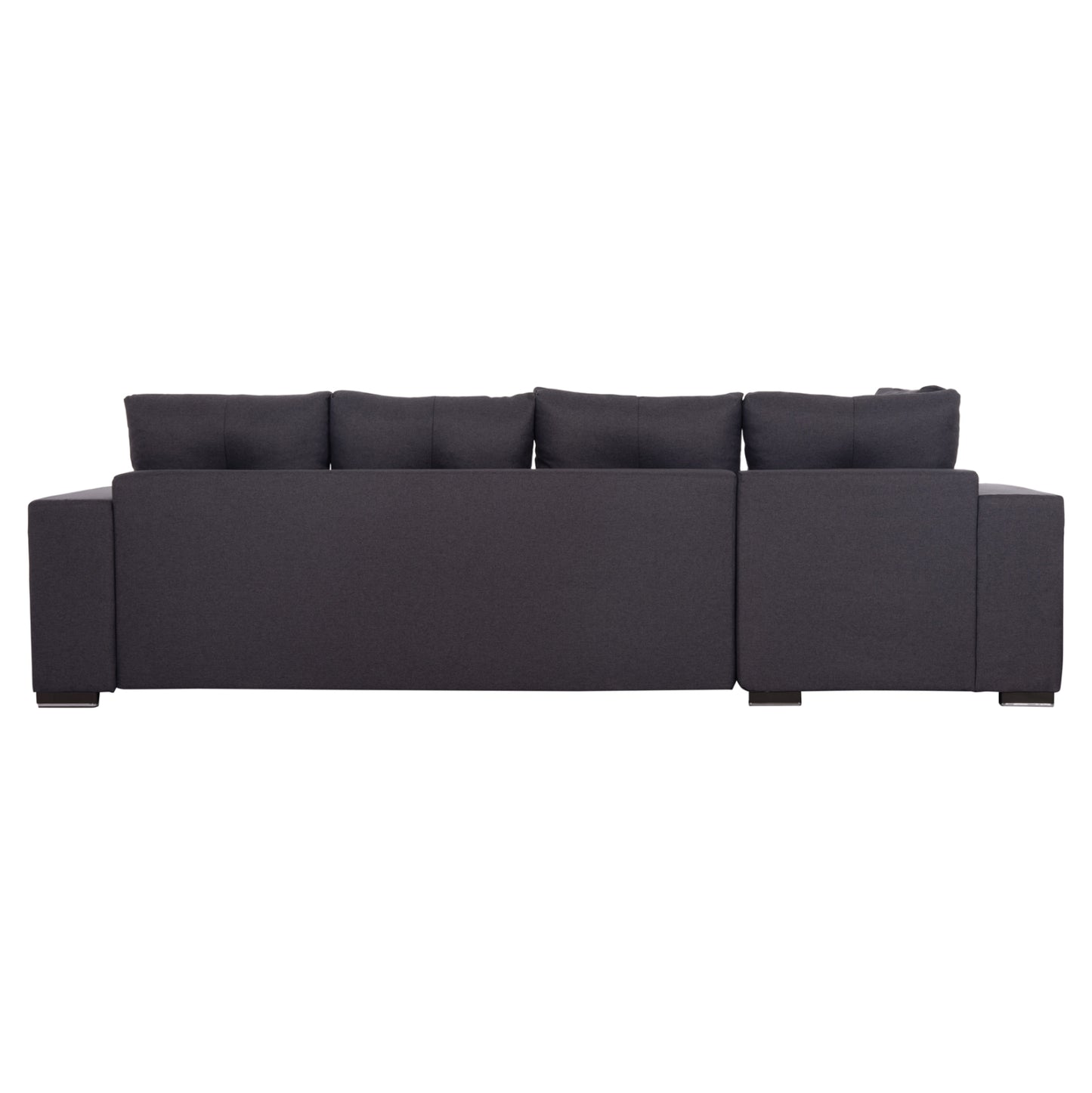 ΓΩΝΙΑΚΟΣ ΚΑΝΑΠΕΣ-ΚΡΕΒΑΤΙ ΜΕ ΑΠΟΘ.ΧΩΡΟ TRENDSTON HM3302.01L ΓΚΡΙ ΥΦΑΣΜΑ 298x177x95Υεκ
