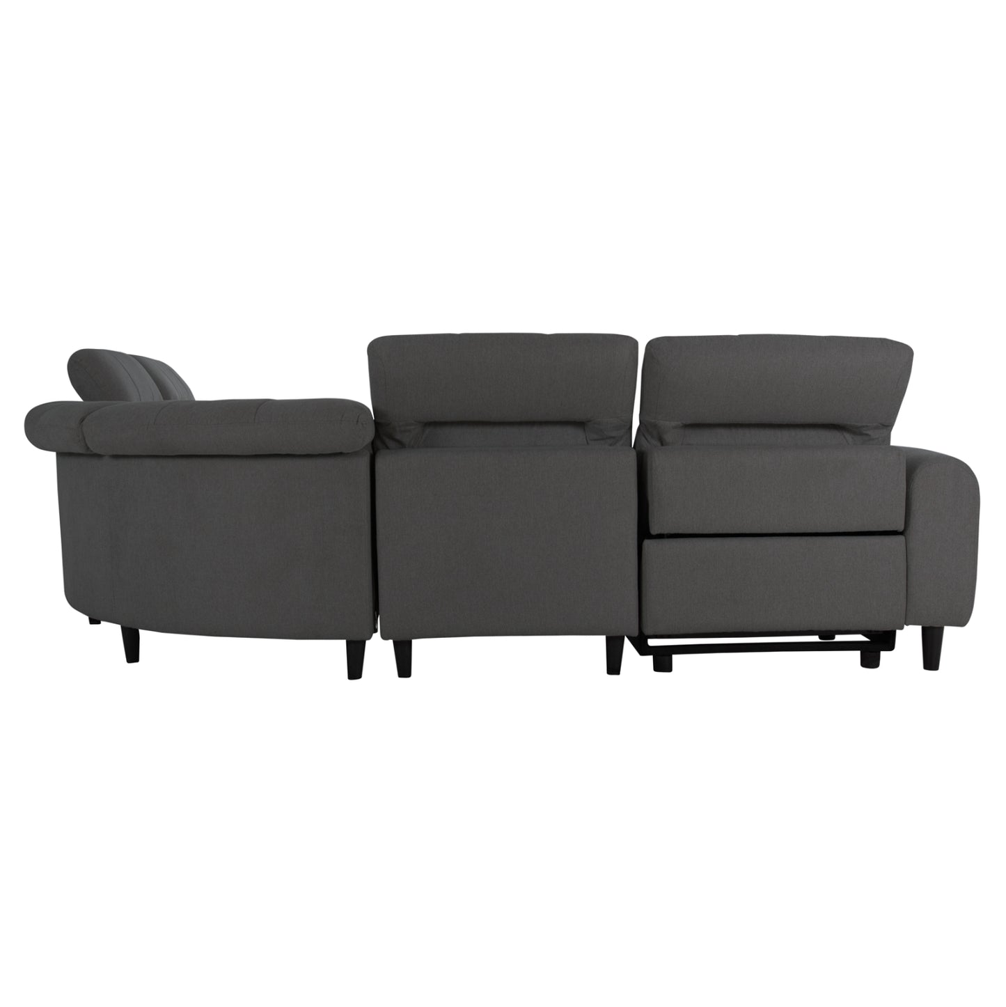 ΓΩΝΙΑΚΟΣ ΚΑΝΑΠΕΣ ΜΕ RECLINE ORACLE HM3290.01 ΓΚΡΙ ΥΦΑΣΜΑ 260x260x90(κάθισμα)x94Υεκ.