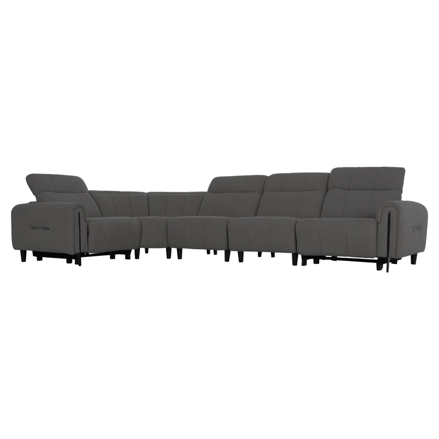 ΓΩΝΙΑΚΟΣ ΚΑΝΑΠΕΣ ΜΕ RECLINE ORACLE HM3290.01 ΓΚΡΙ ΥΦΑΣΜΑ 260x260x90(κάθισμα)x94Υεκ.