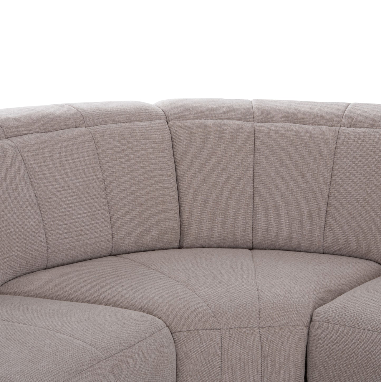 ΓΩΝΙΑΚΟΣ ΚΑΝΑΠΕΣ ΜΕ RECLINE ORACLE HM3290.02 ΜΠΕΖ ΥΦΑΣΜΑ 260x260x90(κάθισμα)x94Υεκ.