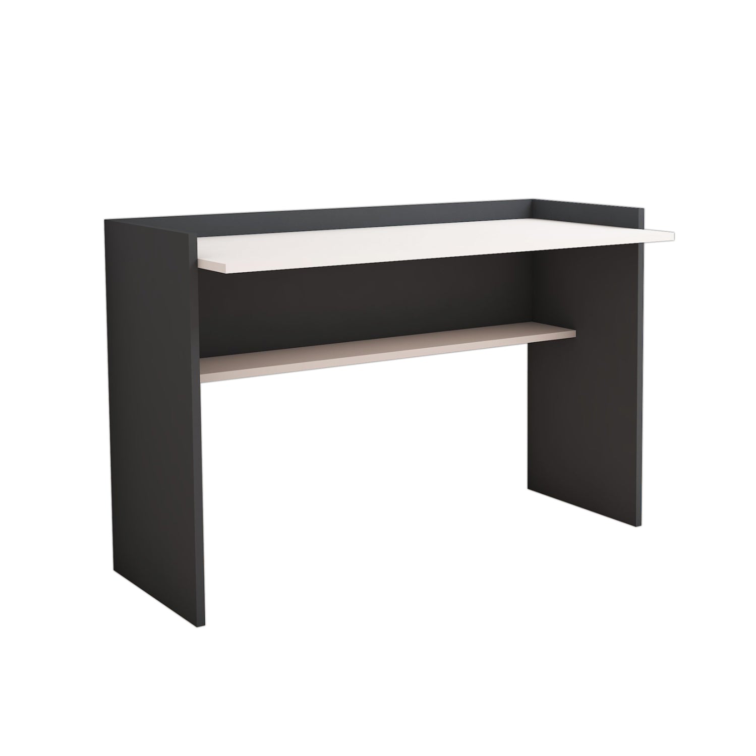 ΓΡΑΦΕΙΟ ΜΕΛΑΜΙΝΗΣ ΓΚΡΙ ΛΕΥΚΟ CLASSIKER HM9227.13 118x58x80Υεκ.