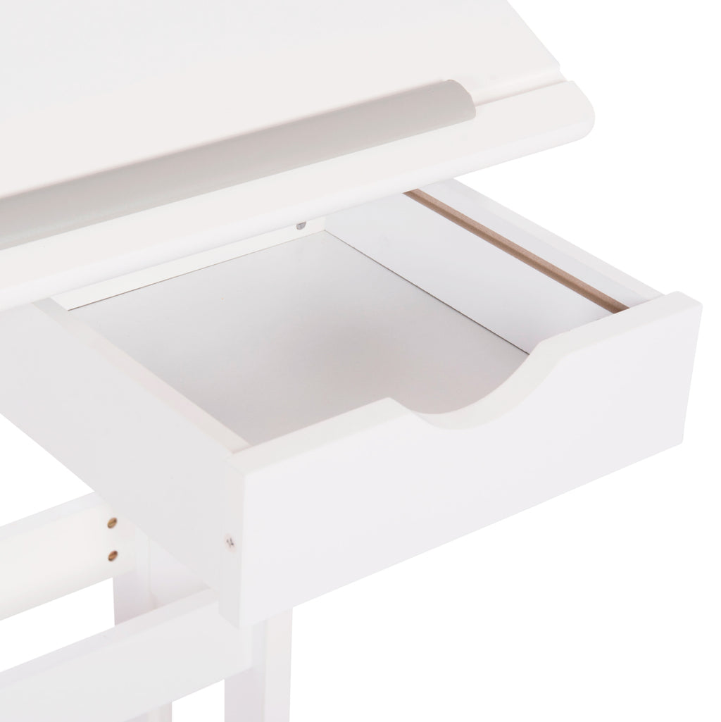 ΓΡΑΦΕΙΟ/ΣΧΕΔΙΑΣΤΗΡΙΟ ASCENT HM18289 MDF ΣΕ ΛΕΥΚΟ 109x55x87,5Υεκ