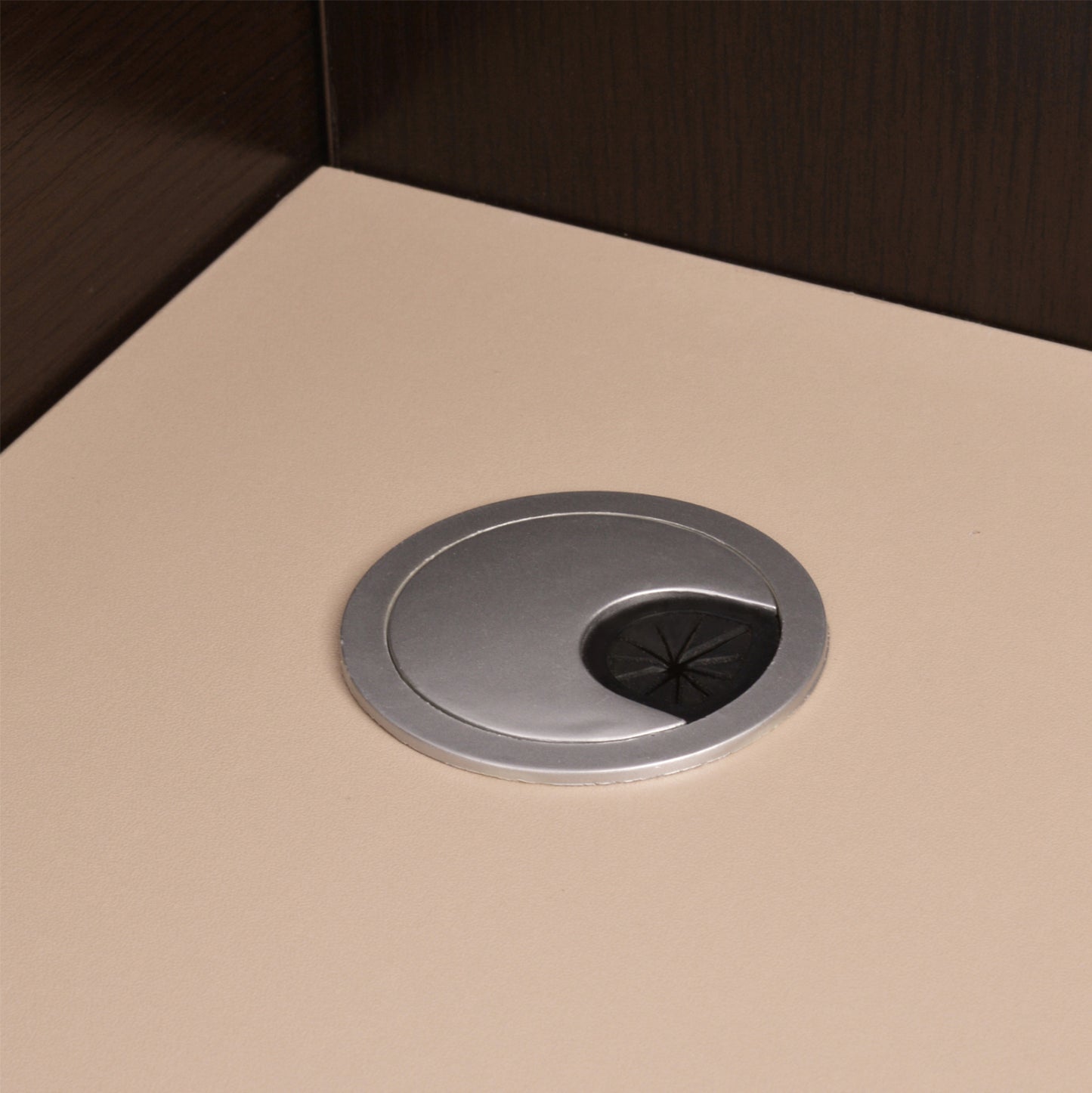 ΓΡΑΦΕΙΟ ΥΠΟΔΟΧΗΣ DALTON HM2068.01 ΜΕΛΑΜΙΝΗ ΣΕ WENGE-ΜΠΕΖ 240x80x106Υεκ.