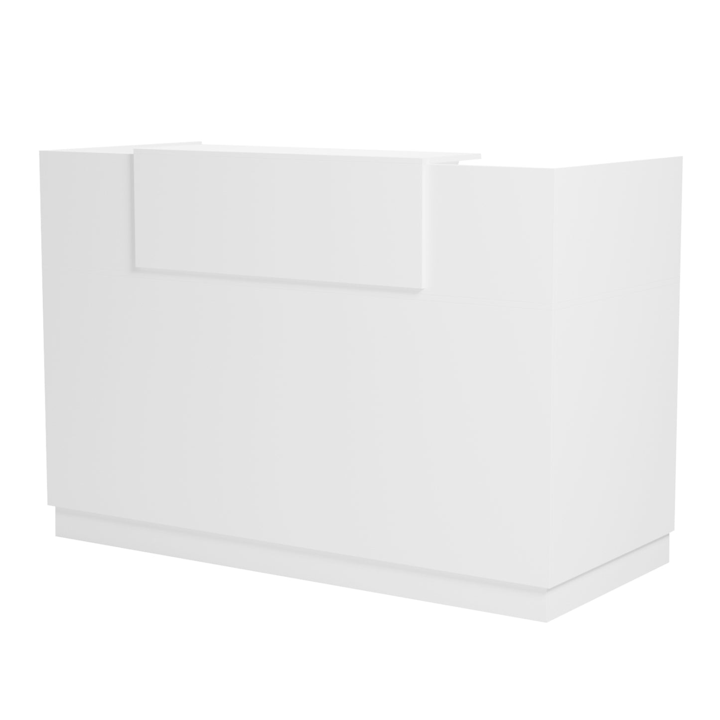 ΓΡΑΦΕΙΟ ΥΠΟΔΟΧΗΣ (RECEPTION) BARRY HM2153.02 ΜΕΛΑΜΙΝΗ ΣΕ ΛΕΥΚΟ 160x70x110Υεκ.