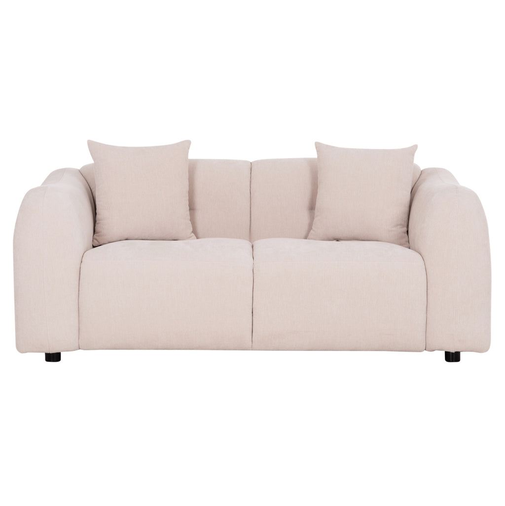ΚΑΝΑΠΕΣ 2-ΘΕΣΙΟΣ JUNOA HM3334.02 ΕΚΡΟΥ ΥΦΑΣΜΑ 172x89x85Υεκ