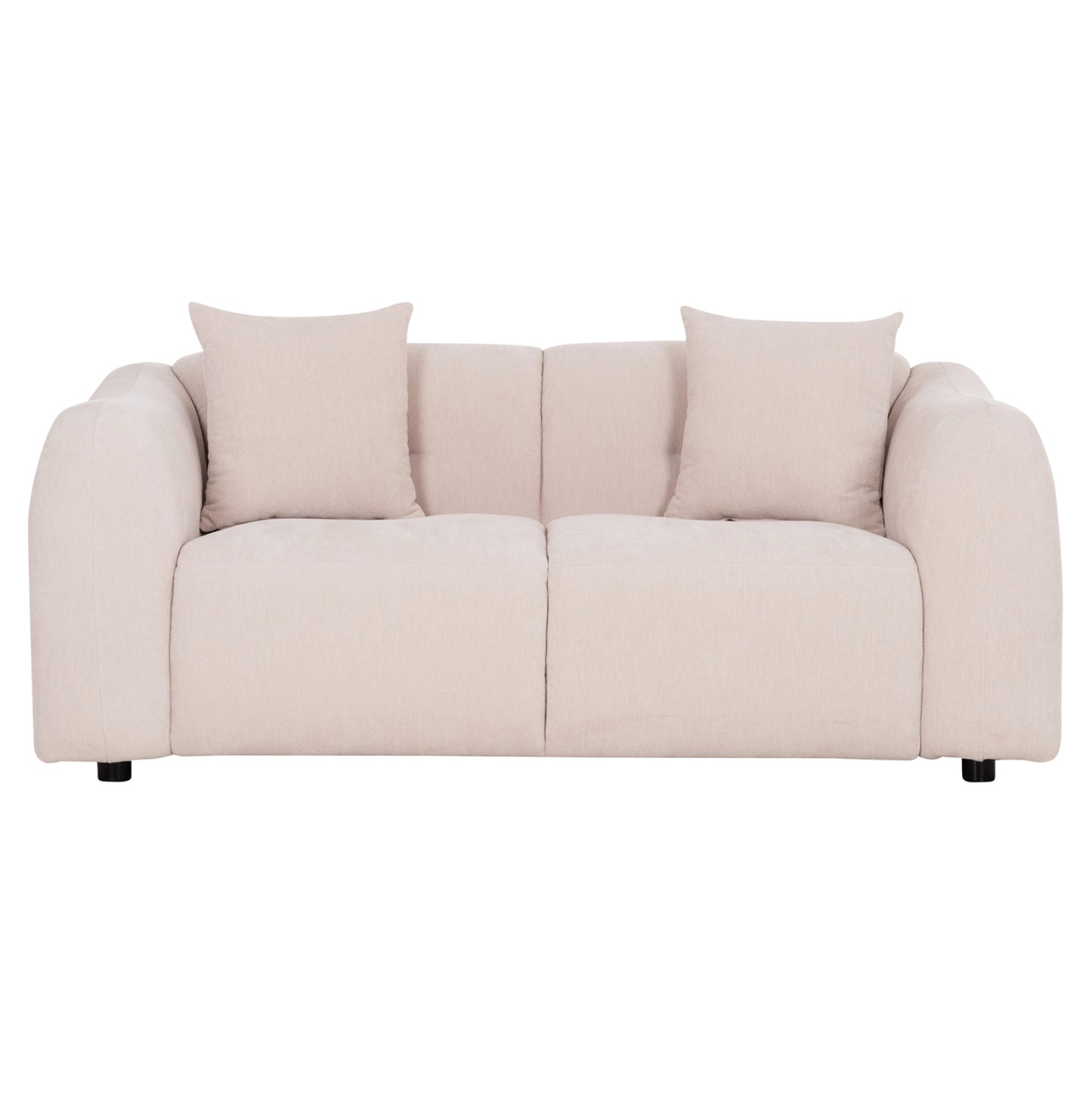 ΚΑΝΑΠΕΣ 2-ΘΕΣΙΟΣ JUNOA HM3334.02 ΕΚΡΟΥ ΥΦΑΣΜΑ 172x89x85Υεκ