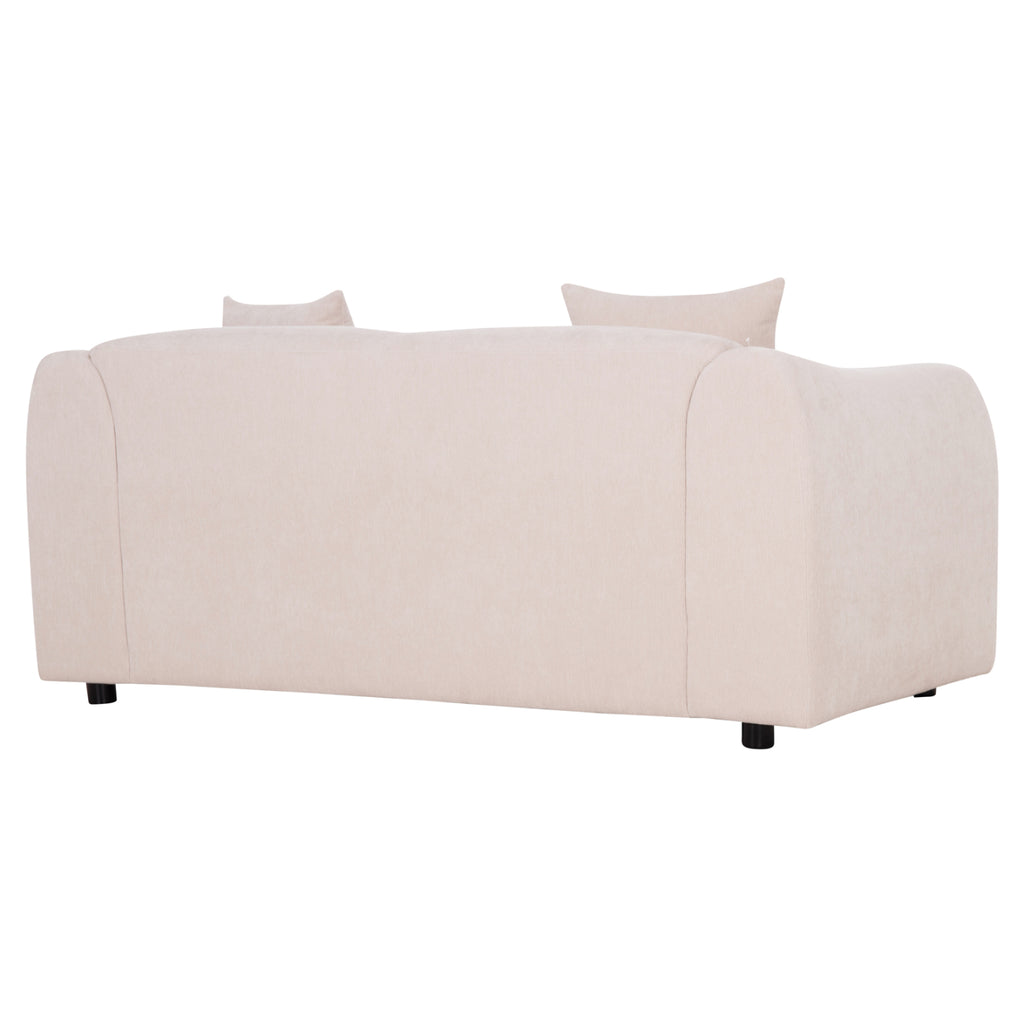 ΚΑΝΑΠΕΣ 2-ΘΕΣΙΟΣ JUNOA HM3334.02 ΕΚΡΟΥ ΥΦΑΣΜΑ 172x89x85Υεκ