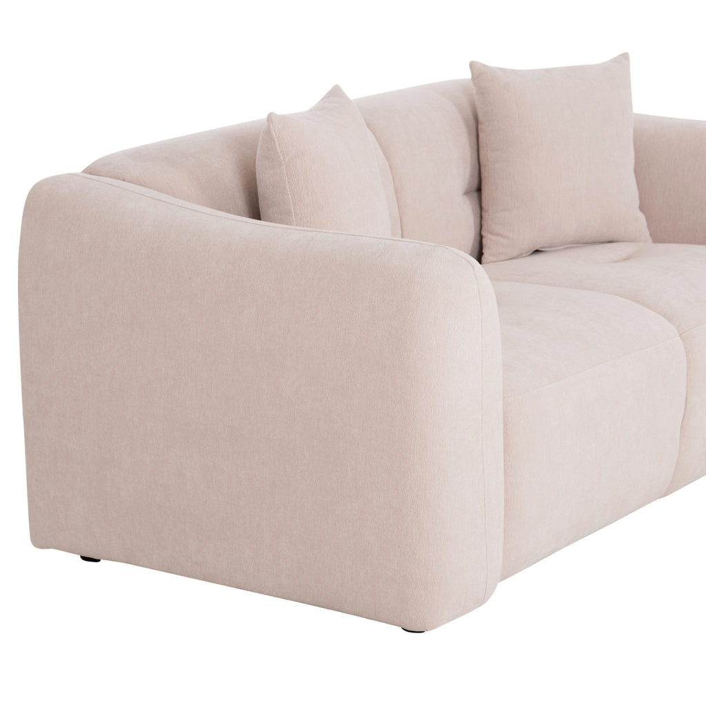 ΚΑΝΑΠΕΣ 2-ΘΕΣΙΟΣ JUNOA HM3334.02 ΕΚΡΟΥ ΥΦΑΣΜΑ 172x89x85Υεκ