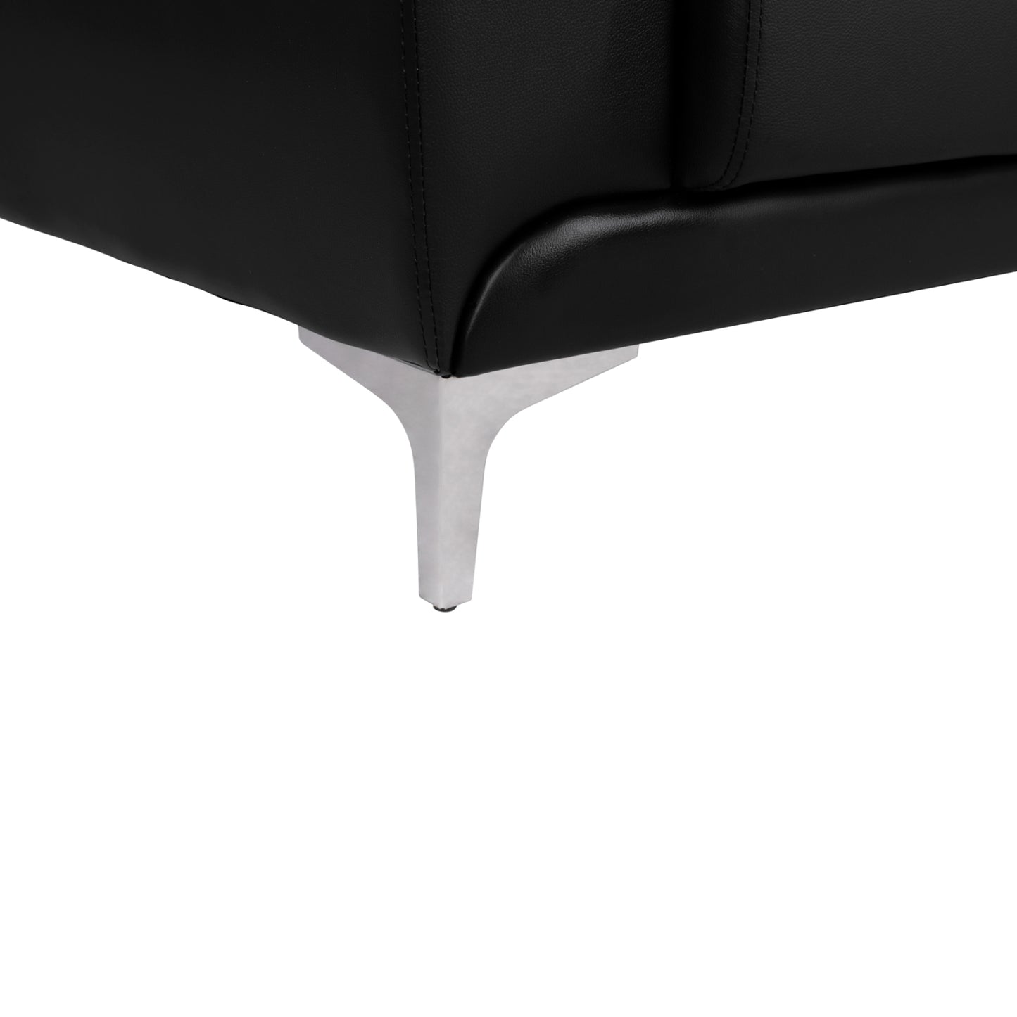ΚΑΝΑΠΕΣ 2ΘΕΣΙΟΣ KΕΝΖΙΕ HM3121.21 ΜΕ ΜΑΥΡΟ PU 142x81x81 εκ.