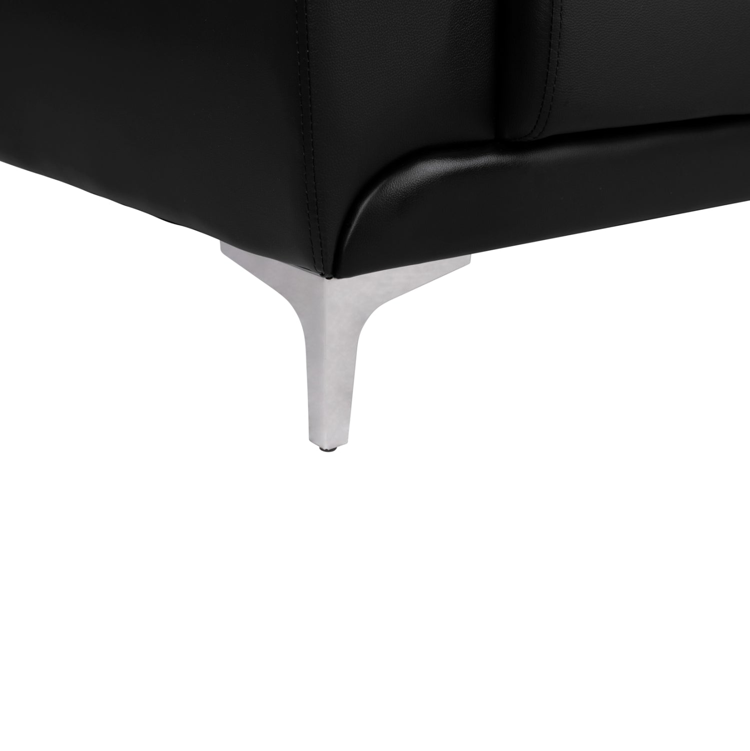 ΚΑΝΑΠΕΣ 2ΘΕΣΙΟΣ KΕΝΖΙΕ HM3121.21 ΜΕ ΜΑΥΡΟ PU 142x81x81 εκ.