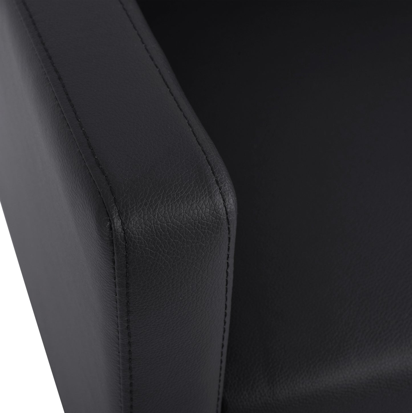 ΚΑΝΑΠΕΣ 2ΘΕΣΙΟΣ NELLIE HM3159.21 ΜΕ ΜΑΥΡΟ PU 113x71x71Υ εκ.