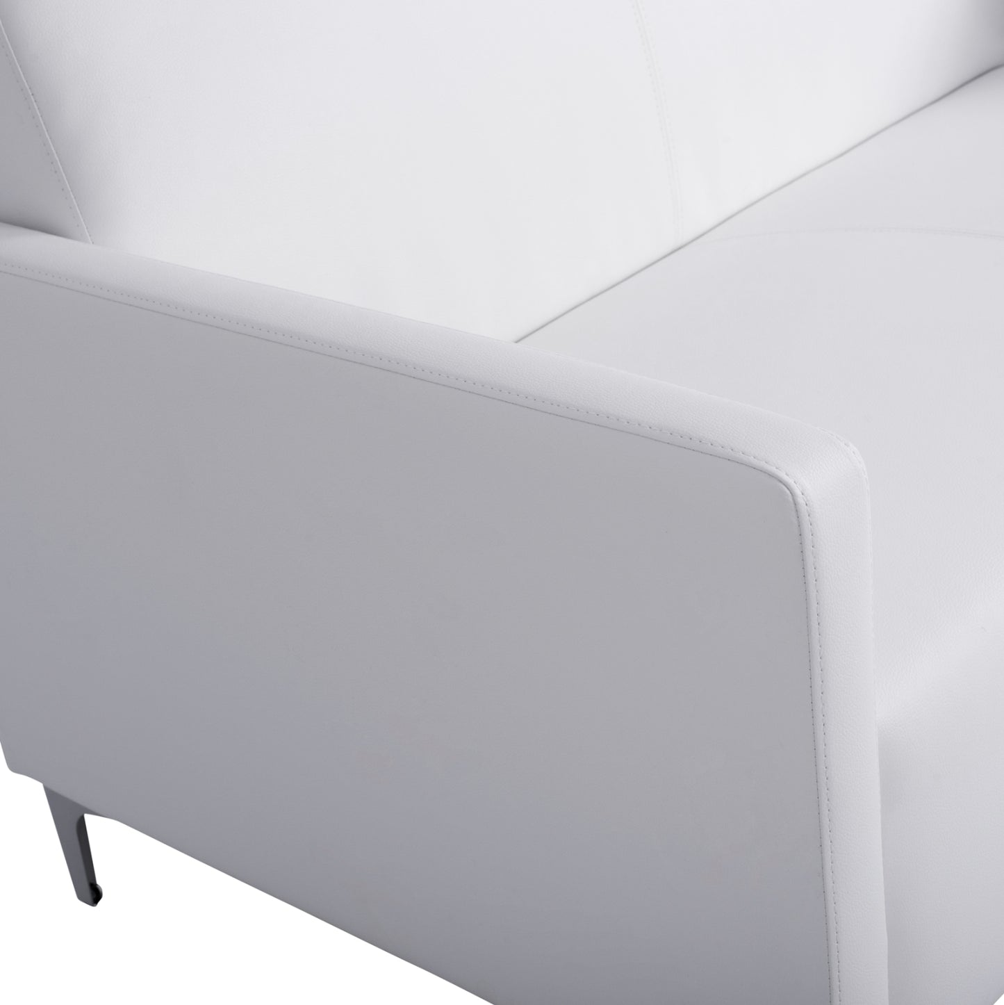 ΚΑΝΑΠΕΣ 2ΘΕΣΙΟΣ NELLIE HM3159.22 ΜΕ ΛΕΥΚΟ PU 113x71x71Υ εκ.