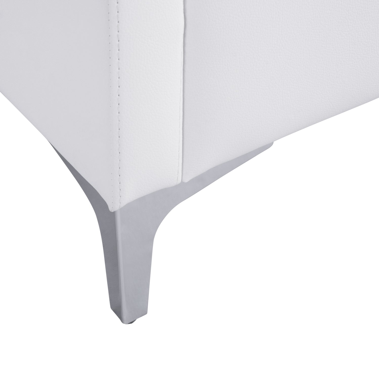 ΚΑΝΑΠΕΣ 2ΘΕΣΙΟΣ NELLIE HM3159.22 ΜΕ ΛΕΥΚΟ PU 113x71x71Υ εκ.