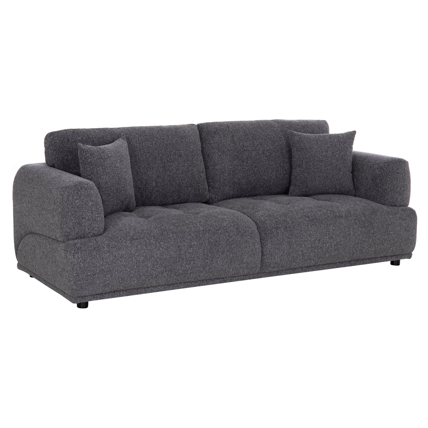 ΚΑΝΑΠΕΣ 3-ΘΕΣΙΟΣ STRUCTO HM3329.01 ΓΚΡΙ ΥΦΑΣΜΑ 227x94x88Υεκ.