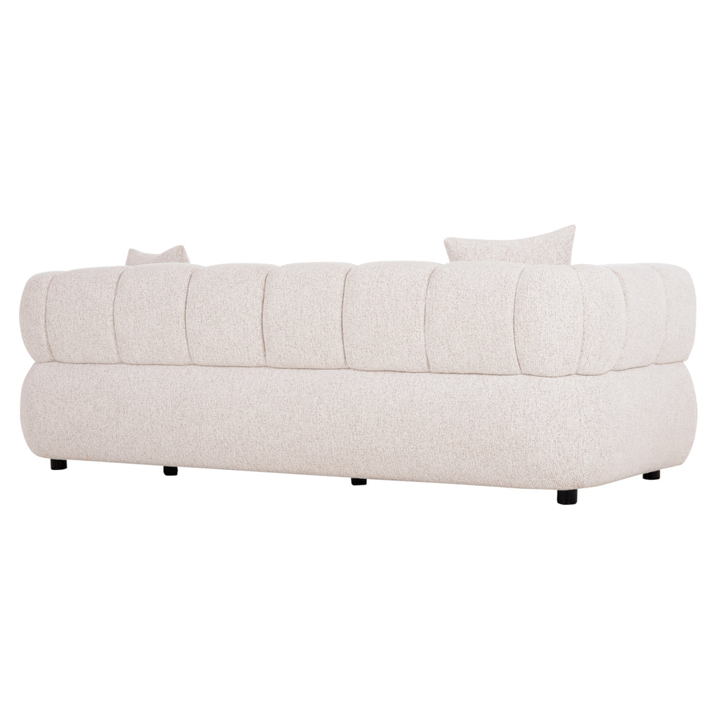 ΚΑΝΑΠΕΣ 3-ΘΕΣΙΟΣ NORIKA HM3331.02 ΕΚΡΟΥ ΥΦΑΣΜΑ 220x88x85Υεκ.