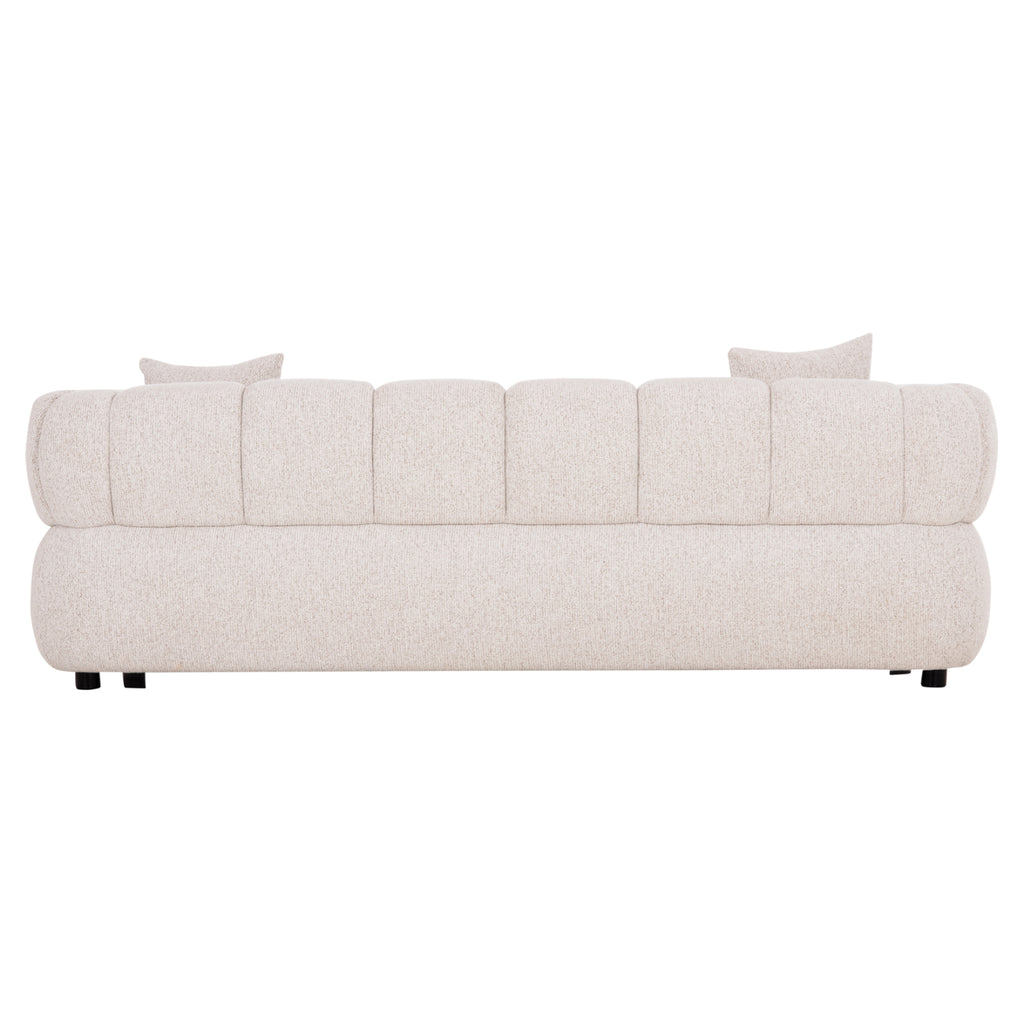 ΚΑΝΑΠΕΣ 3-ΘΕΣΙΟΣ NORIKA HM3331.02 ΕΚΡΟΥ ΥΦΑΣΜΑ 220x88x85Υεκ.