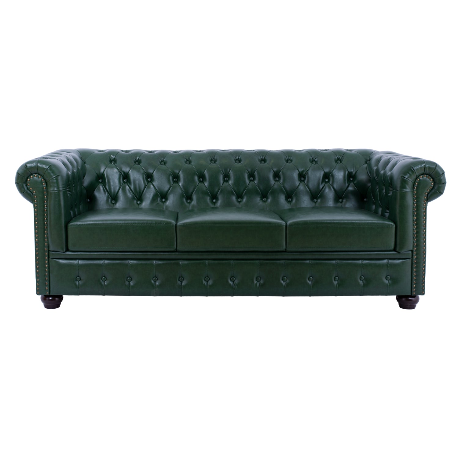 ΚΑΝΑΠΕΣ 3ΘΕΣΙΟΣ T.CHESTERFIELD HM3009.08 ΤΕΧΝΟΔΕΡΜΑ ΚΥΠΑΡΙΣΣΙ 208x90x73 εκ.