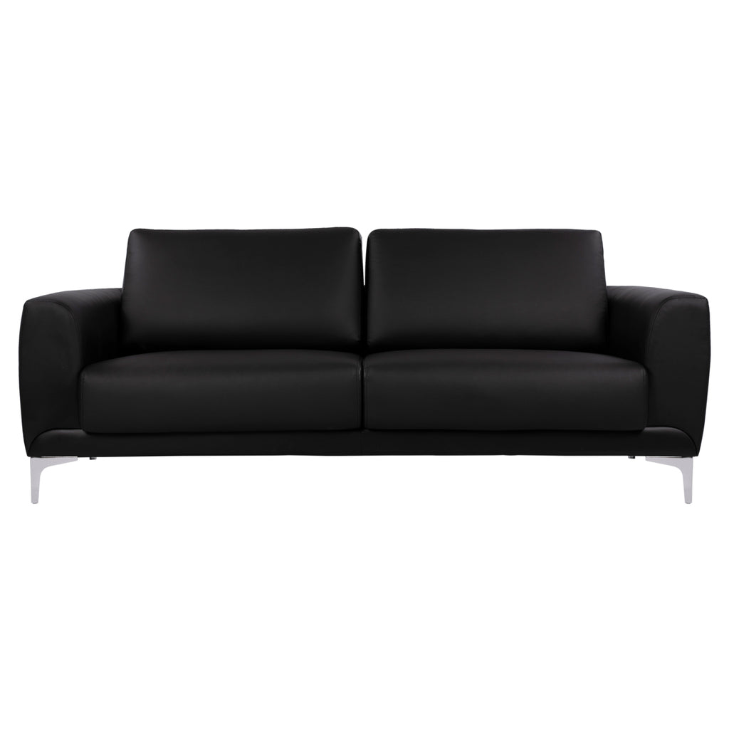 ΚΑΝΑΠΕΣ 3ΘΕΣΙΟΣ KENZIE HM3121.31 ΜΕ ΜΑΥΡΟ PU 190x81x81 εκ.