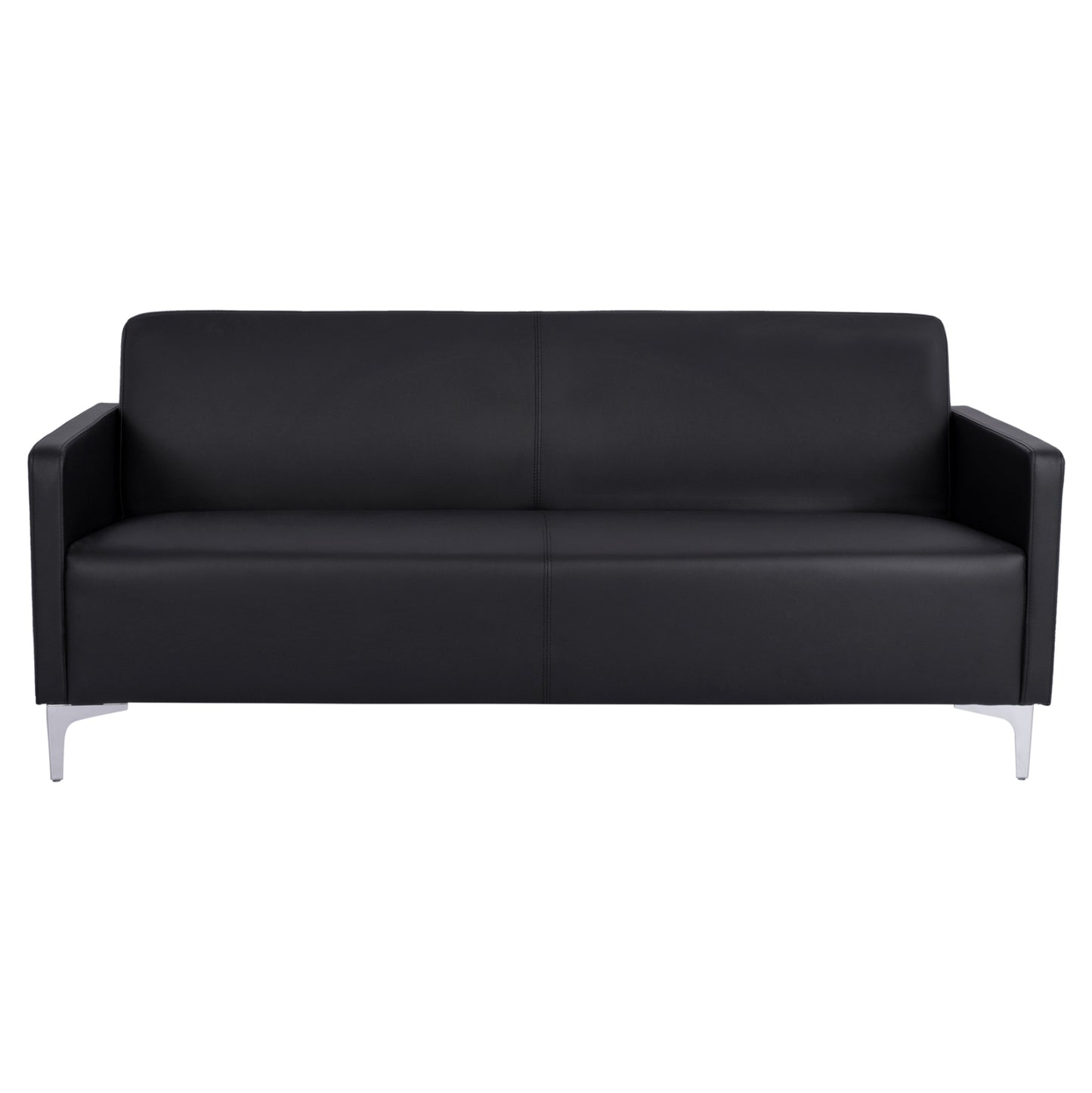 ΚΑΝΑΠΕΣ 3ΘΕΣΙΟΣ NELLIE HM3159.31 ΜΕ ΜΑΥΡΟ PU 163x71x71Υ εκ.