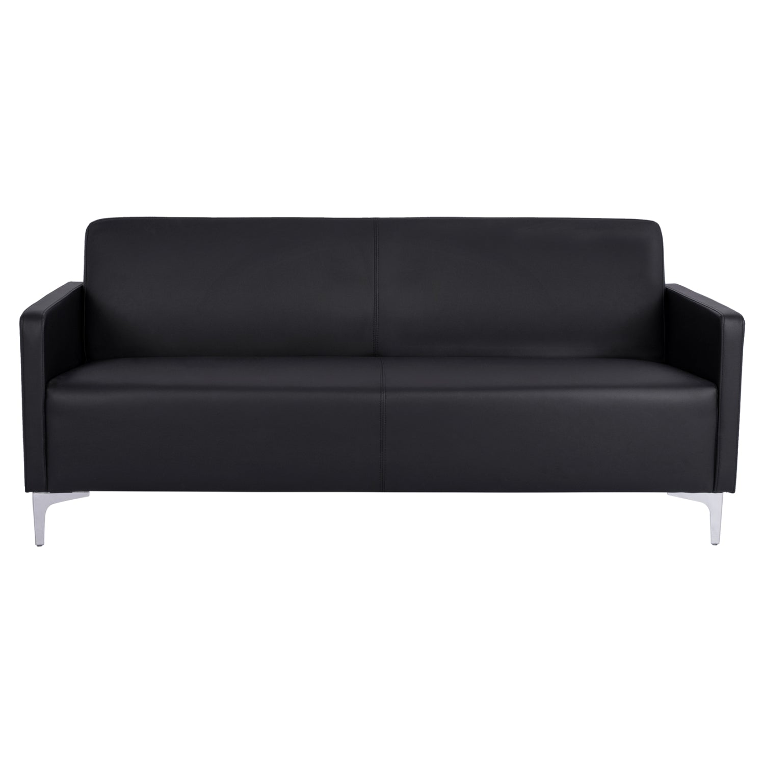 ΚΑΝΑΠΕΣ 3ΘΕΣΙΟΣ NELLIE HM3159.31 ΜΕ ΜΑΥΡΟ PU 163x71x71Υ εκ.