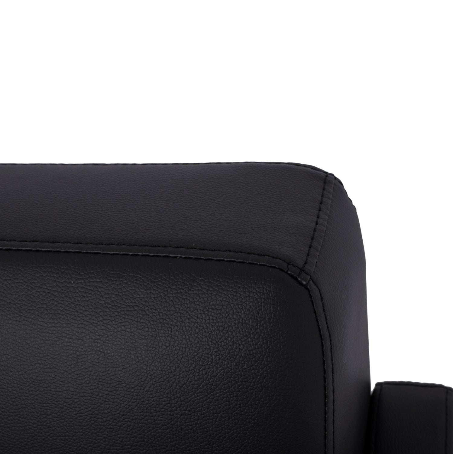 ΚΑΝΑΠΕΣ 3ΘΕΣΙΟΣ NELLIE HM3159.31 ΜΕ ΜΑΥΡΟ PU 163x71x71Υ εκ.