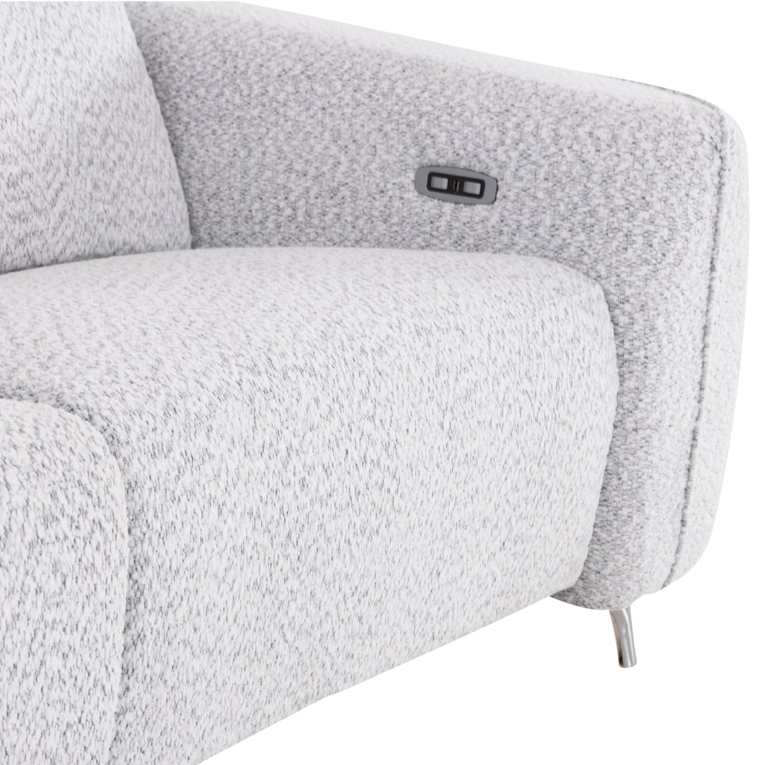 ΚΑΝΑΠΕΣ ΑΡΙΣΤΕΡΗ ΓΩΝΙΑ 3Θ ΜΕ RECLINE VALENTE HM3317.01L ΑΝΟΙΧΤΟ ΓΚΡΙ ΥΦΑΣΜΑ 275x160x104Yεκ