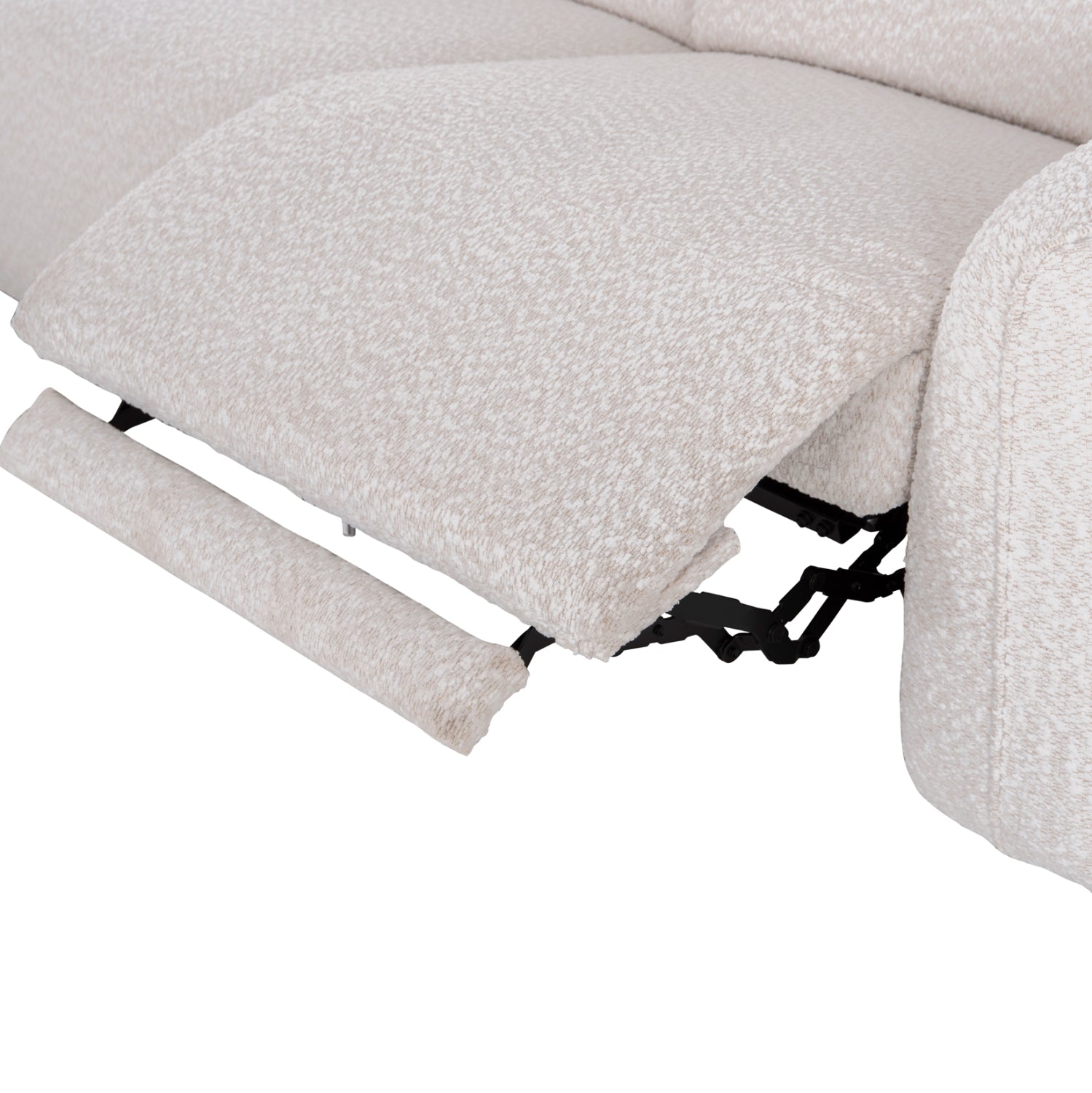 ΚΑΝΑΠΕΣ ΑΡΙΣΤΕΡΗ ΓΩΝΙΑ 3Θ ΜΕ RECLINE VALENTE HM3317.02L ΜΠΕΖ ΥΦΑΣΜΑ 275x160x104Yεκ