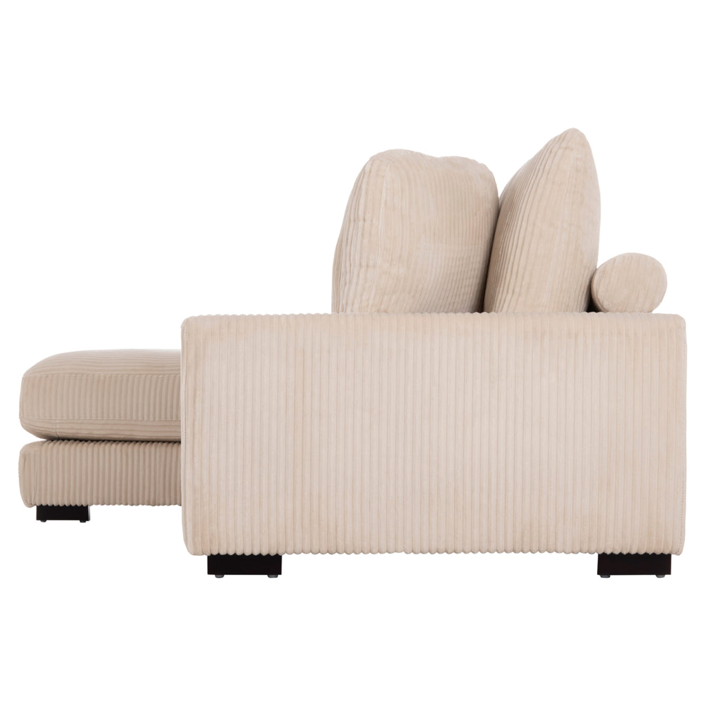 ΚΑΝΑΠΕΣ ΑΡΙΣΤΕΡΗ ΓΩΝΙΑ CRANFIELD HM3287.02L ΜΠΕΖ ΡΙΓΕ ΥΦΑΣΜΑ 315x167(γωνία)x67Υεκ.