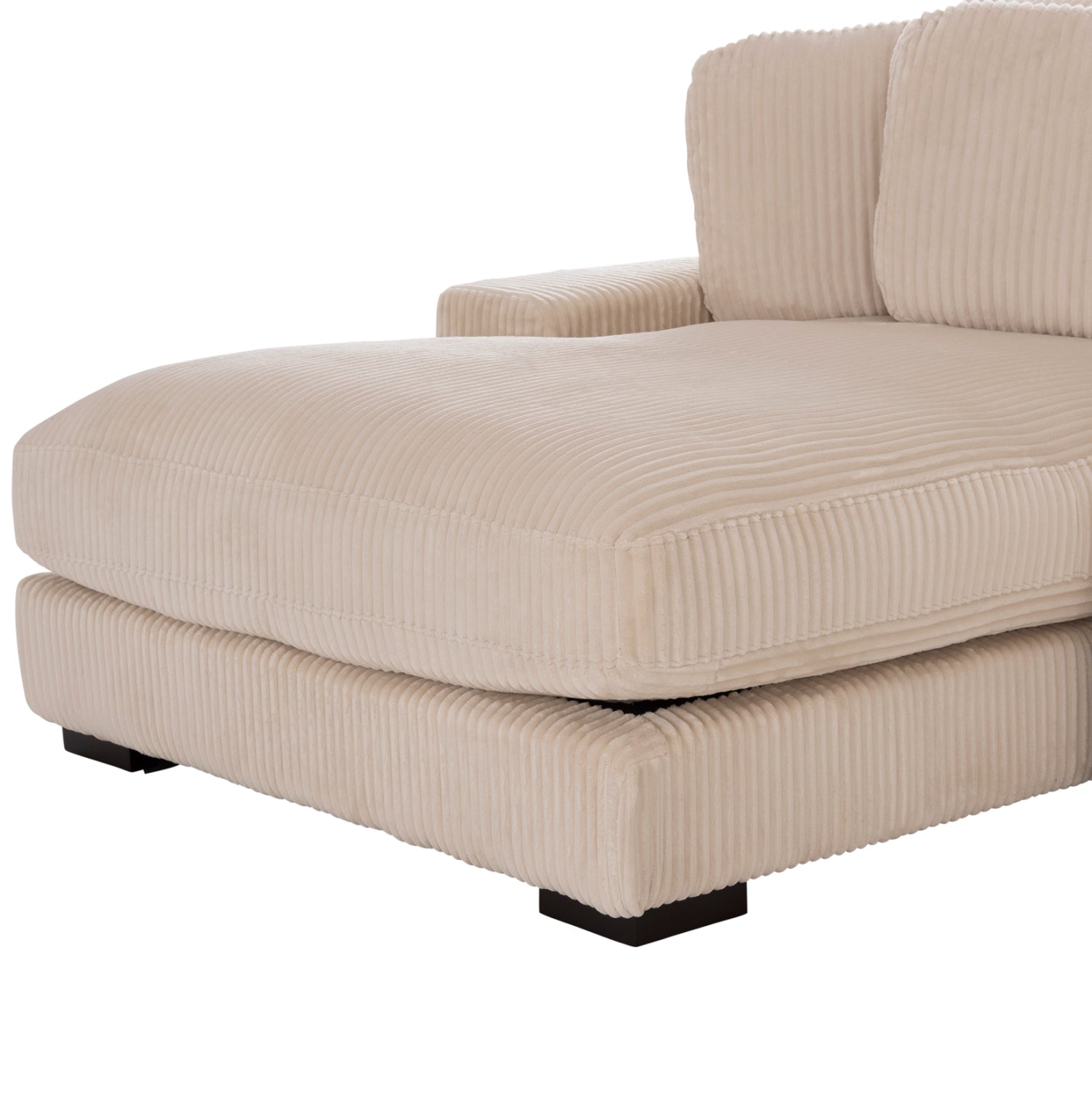 ΚΑΝΑΠΕΣ ΑΡΙΣΤΕΡΗ ΓΩΝΙΑ CRANFIELD HM3287.02L ΜΠΕΖ ΡΙΓΕ ΥΦΑΣΜΑ 315x167(γωνία)x67Υεκ.