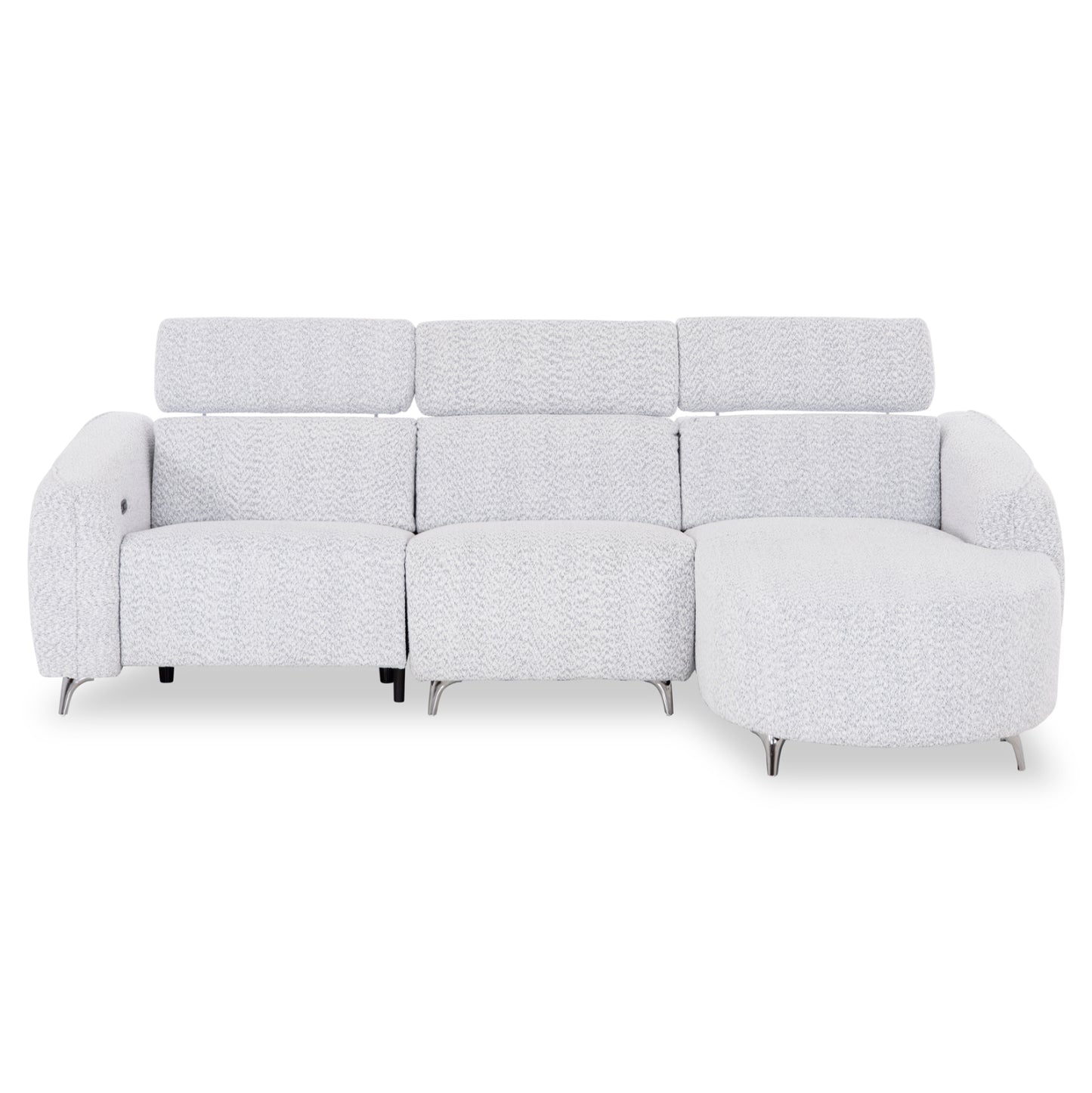ΚΑΝΑΠΕΣ ΔΕΞΙΑ ΓΩΝΙΑ 3Θ ΜΕ RECLINE VALENTE HM3317.01R ΑΝΟΙΧΤΟ ΓΚΡΙ ΥΦΑΣΜΑ 275x160x104Yεκ
