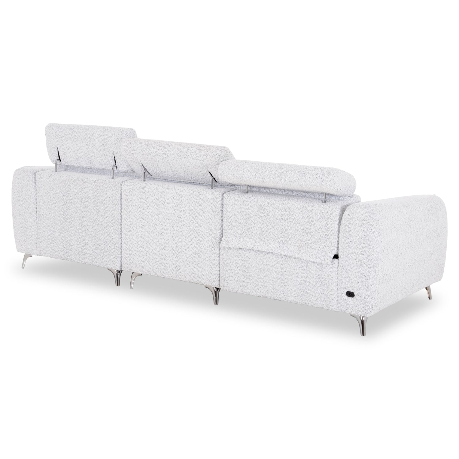 ΚΑΝΑΠΕΣ ΔΕΞΙΑ ΓΩΝΙΑ 3Θ ΜΕ RECLINE VALENTE HM3317.01R ΑΝΟΙΧΤΟ ΓΚΡΙ ΥΦΑΣΜΑ 275x160x104Yεκ