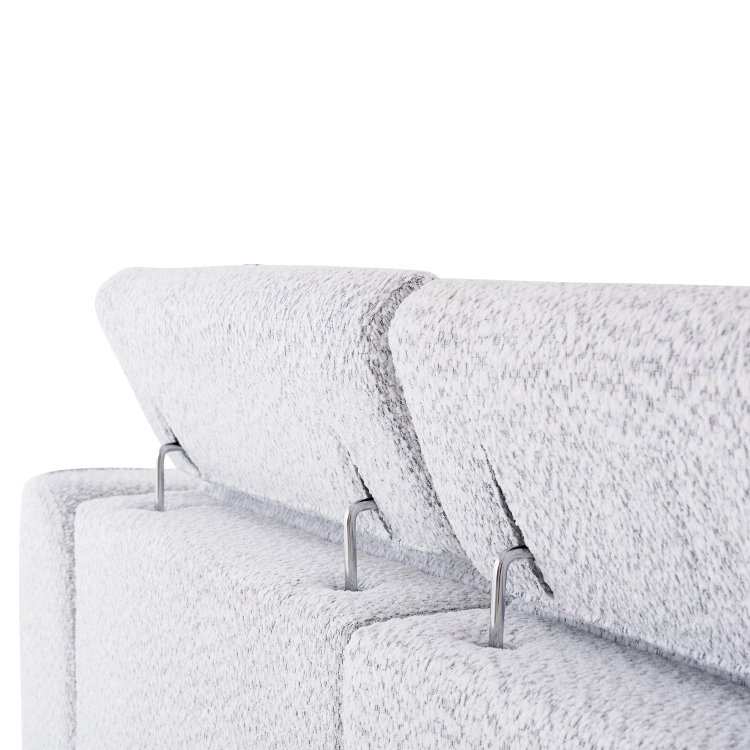 ΚΑΝΑΠΕΣ ΔΕΞΙΑ ΓΩΝΙΑ 3Θ ΜΕ RECLINE VALENTE HM3317.01R ΑΝΟΙΧΤΟ ΓΚΡΙ ΥΦΑΣΜΑ 275x160x104Yεκ