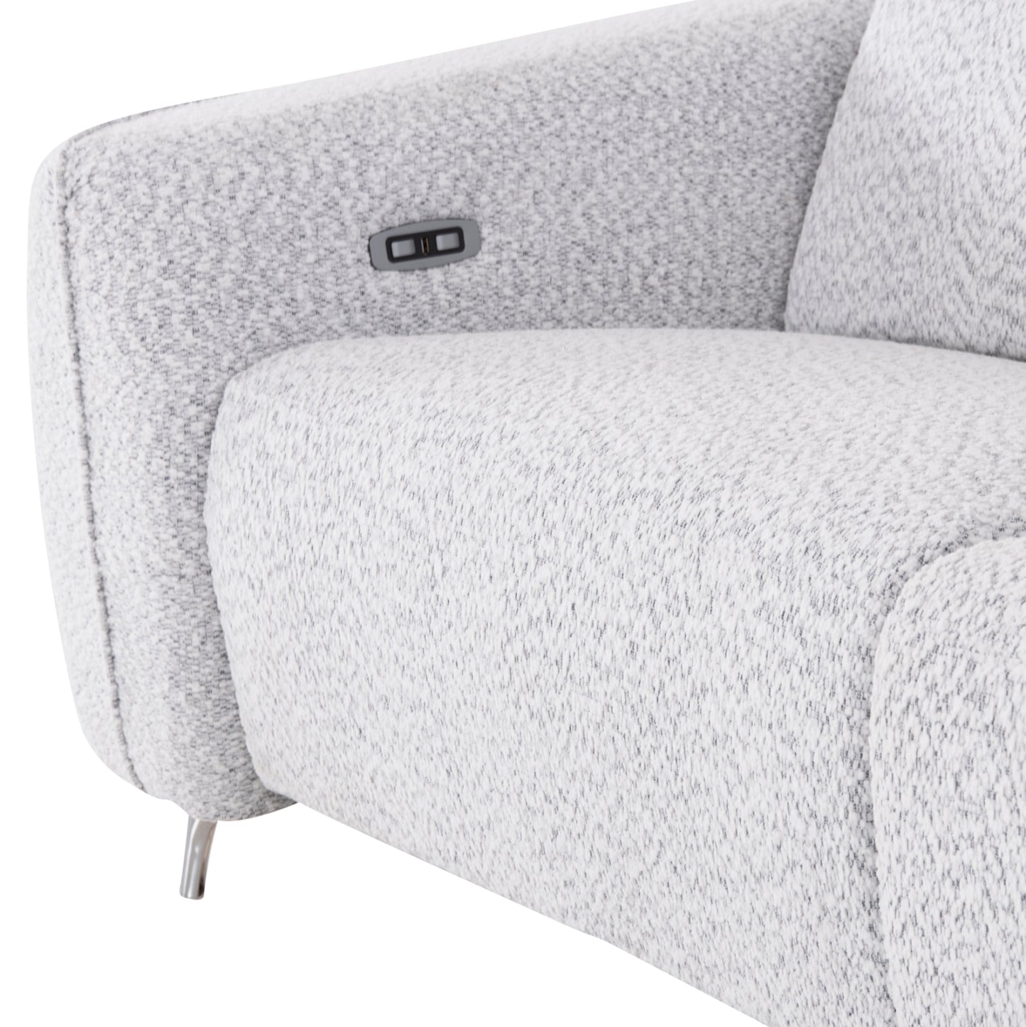 ΚΑΝΑΠΕΣ ΔΕΞΙΑ ΓΩΝΙΑ 3Θ ΜΕ RECLINE VALENTE HM3317.01R ΑΝΟΙΧΤΟ ΓΚΡΙ ΥΦΑΣΜΑ 275x160x104Yεκ