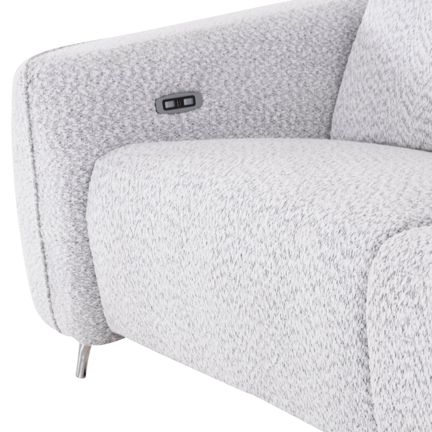 ΚΑΝΑΠΕΣ ΔΕΞΙΑ ΓΩΝΙΑ 3Θ ΜΕ RECLINE VALENTE HM3317.01R ΑΝΟΙΧΤΟ ΓΚΡΙ ΥΦΑΣΜΑ 275x160x104Yεκ