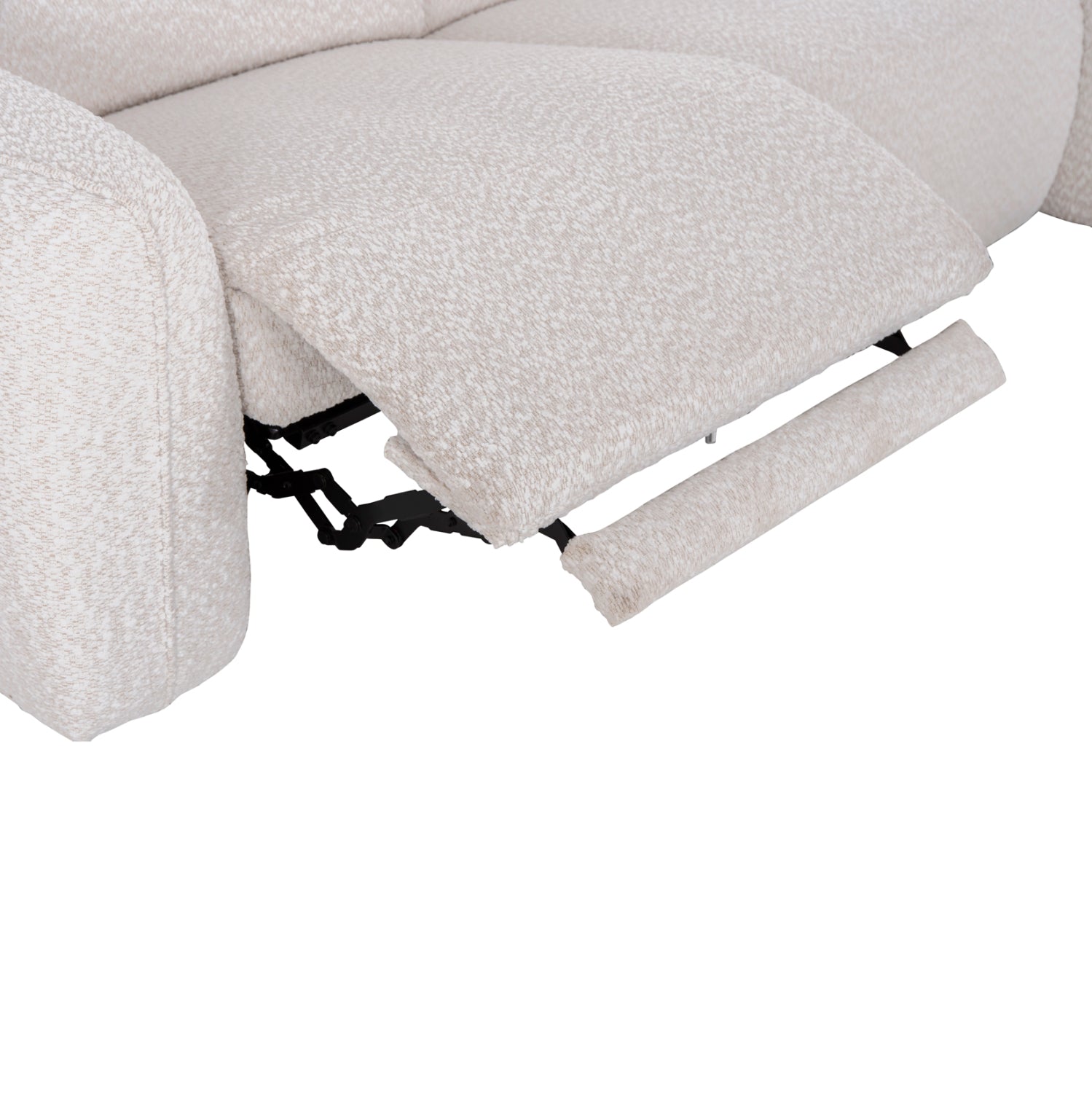 ΚΑΝΑΠΕΣ ΔΕΞΙΑ ΓΩΝΙΑ 3Θ ΜΕ RECLINE VALENTE HM3317.02R ΜΠΕΖ ΥΦΑΣΜΑ 275x160x104Yεκ