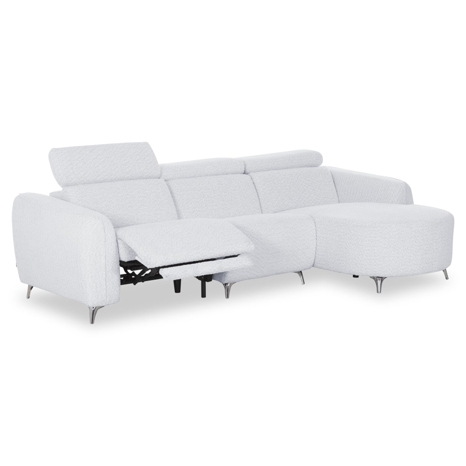 ΚΑΝΑΠΕΣ ΔΕΞΙΑ ΓΩΝΙΑ 3Θ ΜΕ RECLINE VALENTE HM3317.01R ΑΝΟΙΧΤΟ ΓΚΡΙ ΥΦΑΣΜΑ 275x160x104Yεκ