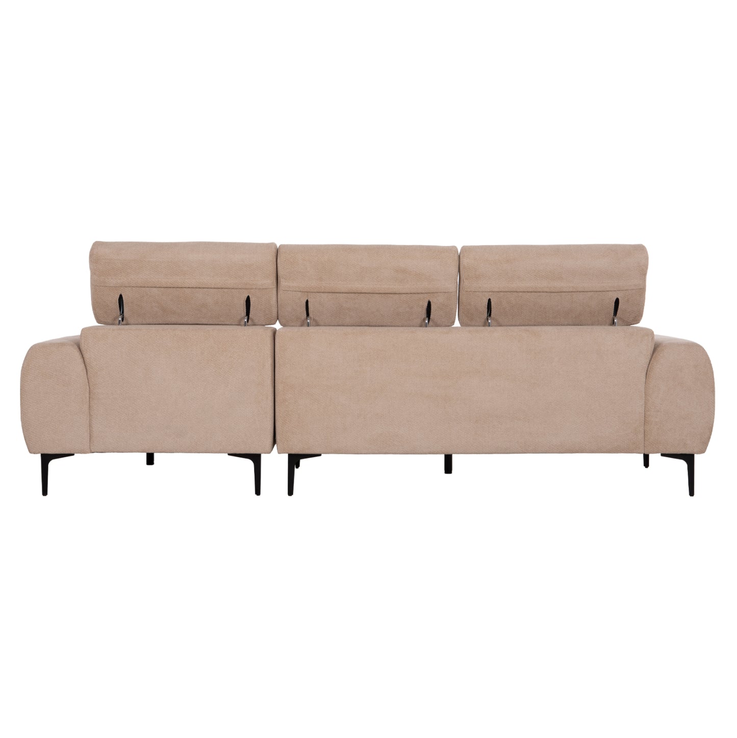 ΚΑΝΑΠΕΣ ΔΕΞΙΑ ΓΩΝΙΑ DIVYA HM3267.11R ΜΠΕΖ ΥΦΑΣΜΑ 260x100-174x104Υεκ.
