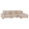 ΚΑΝΑΠΕΣ ΔΕΞΙΑ ΓΩΝΙΑ CRANFIELD HM3287.02R ΜΠΕΖ ΡΙΓΕ ΥΦΑΣΜΑ 315x167(γωνία)x67Υεκ.