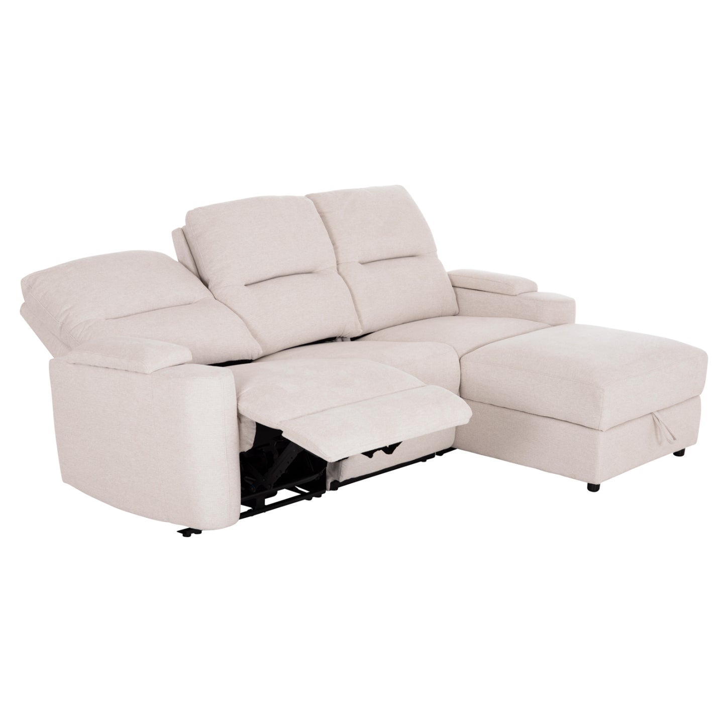 ΚΑΝΑΠΕΣ ΔΕΞΙΑ ΓΩΝΙΑ SYNTHIA HM3308.01R ΑΝΑΚΛΙΣΗ & ΑΠΟΘ.ΧΩΡΟΣ--ΜΠΕΖ 245x170x98Υεκ