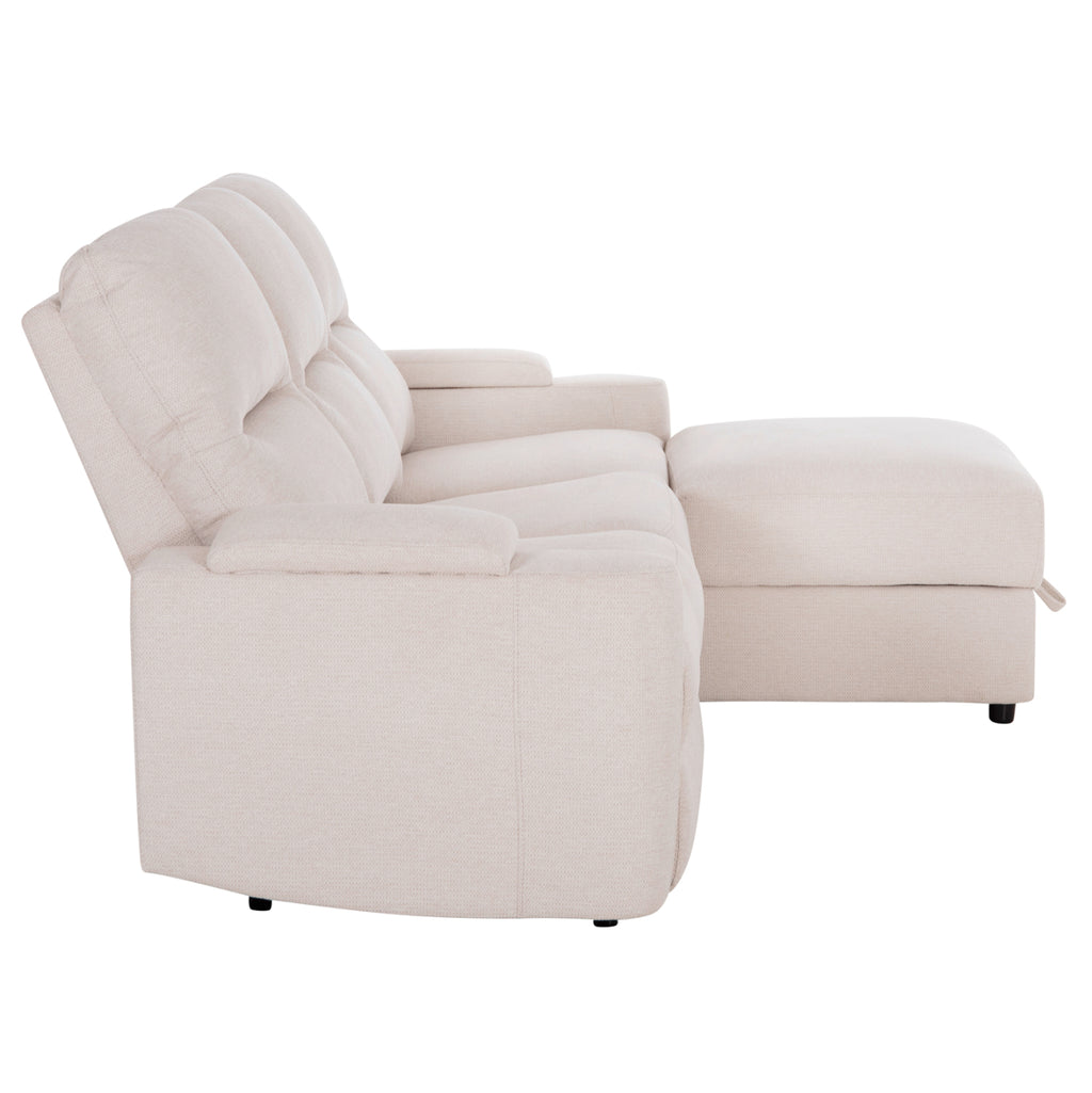ΚΑΝΑΠΕΣ ΔΕΞΙΑ ΓΩΝΙΑ SYNTHIA HM3308.01R ΑΝΑΚΛΙΣΗ & ΑΠΟΘ.ΧΩΡΟΣ--ΜΠΕΖ 245x170x98Υεκ