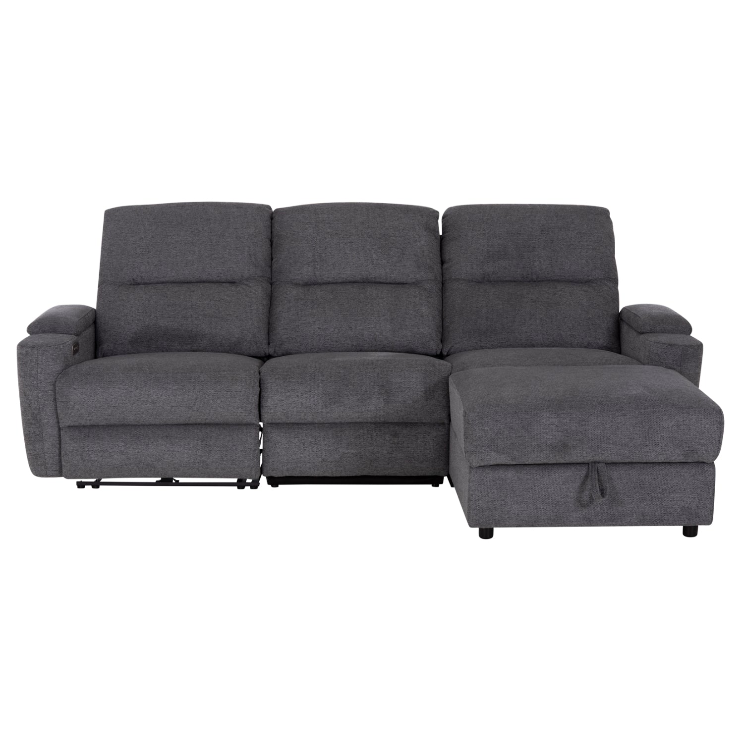 ΚΑΝΑΠΕΣ ΔΕΞΙΑ ΓΩΝΙΑ SYNTHIA HM3308.03R ΑΝΑΚΛΙΣΗ & ΑΠΟΘ.ΧΩΡΟΣ--ΓΚΡΙ 245x170x98Υεκ