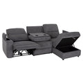 ΚΑΝΑΠΕΣ ΔΕΞΙΑ ΓΩΝΙΑ SYNTHIA HM3308.03R ΑΝΑΚΛΙΣΗ & ΑΠΟΘ.ΧΩΡΟΣ--ΓΚΡΙ 245x170x98Υεκ