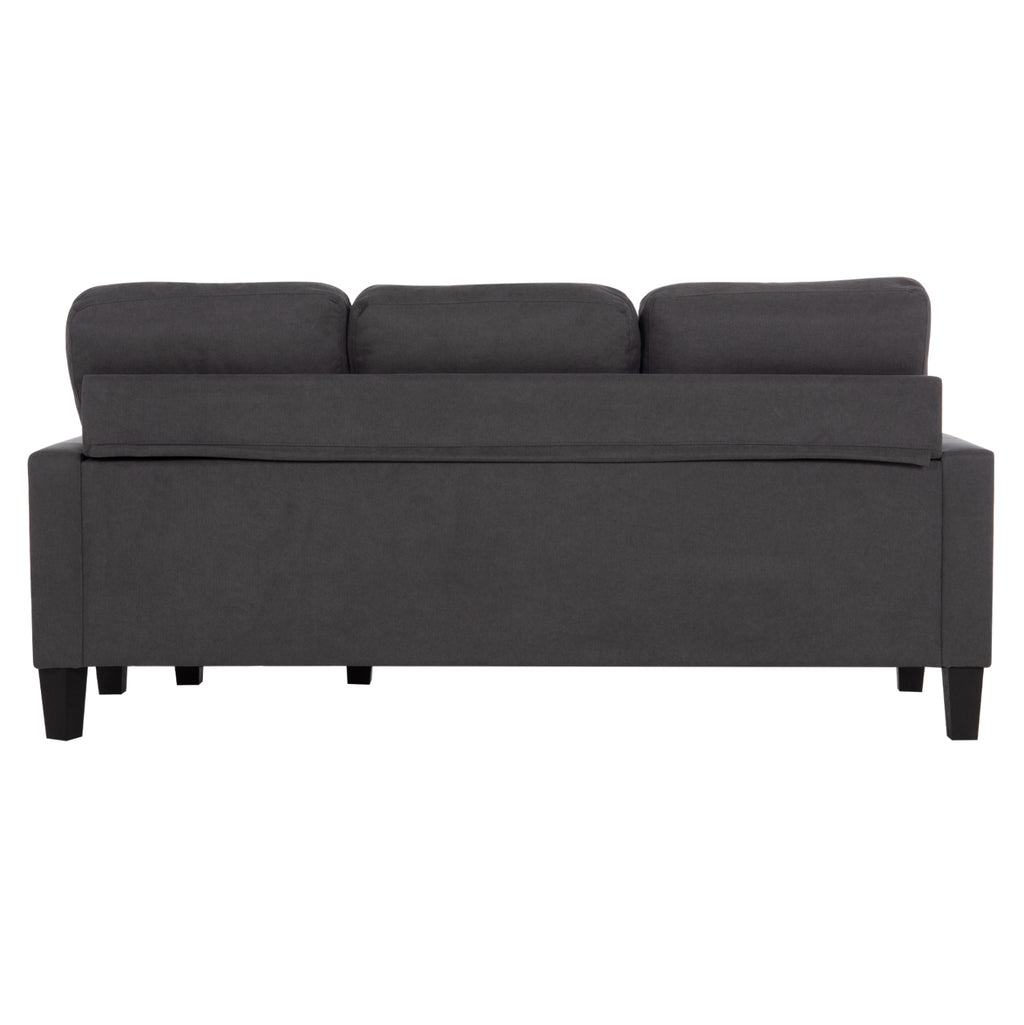 ΚΑΝΑΠΕΣ ΓΩΝΙΑ ΑΝΑΣΤΡΕΨΙΜΗ MEGGY HM3297.11 ΓΚΡΙ ΥΦΑΣΜΑ 184.5x75-129x86Yεκ.