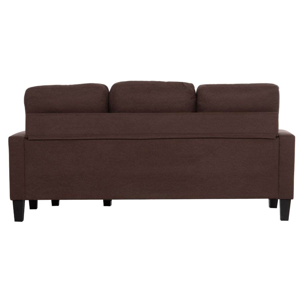 ΚΑΝΑΠΕΣ ΓΩΝΙΑ ΑΝΑΣΤΡΕΨΙΜΗ MEGGY HM3297.12 ΚΑΦΕ ΥΦΑΣΜΑ 184.5x129x86Yεκ.