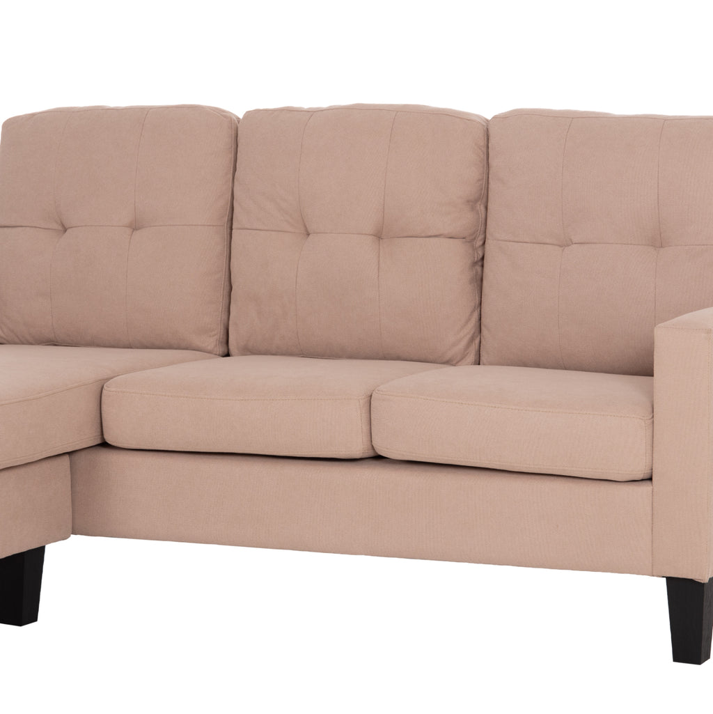 ΚΑΝΑΠΕΣ ΓΩΝΙΑ ΑΝΑΣΤΡΕΨΙΜΗ MEGGY HM3297.13 ΜΠΕΖ ΥΦΑΣΜΑ 184.5x75-129x86Yεκ.