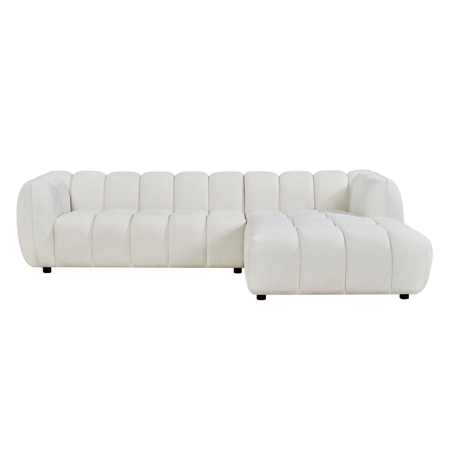 ΚΑΝΑΠΕΣ ΓΩΝΙΑ (ΔΕΞΙΑ) LYKKE HM3326.02R ΕΚΡΟΥ ΥΦΑΣΜΑ 280x89-165(η γωνία)x70Υεκ